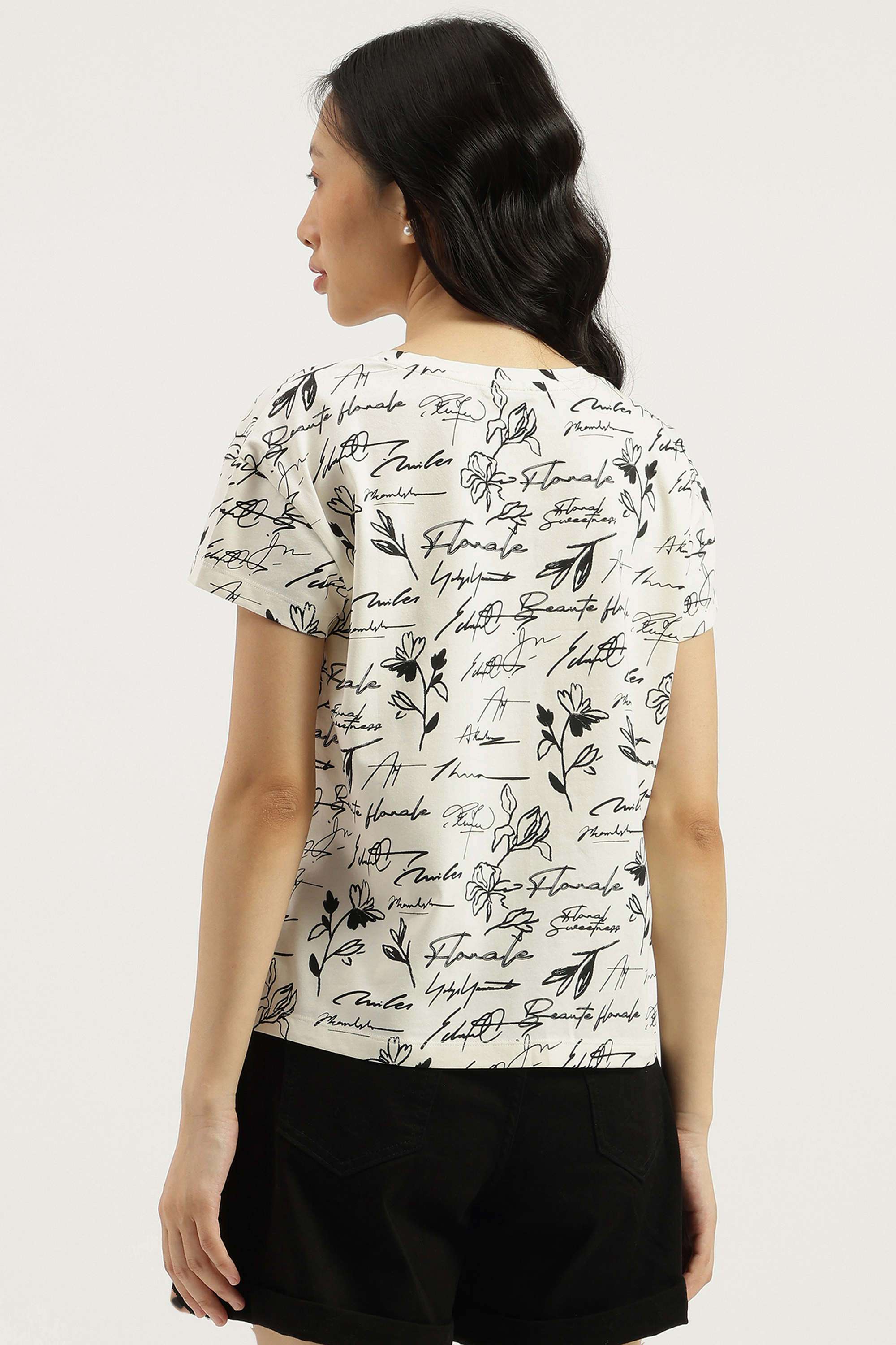 Solid-Blended-Fabric-Regular-Fit-Women-s-Top