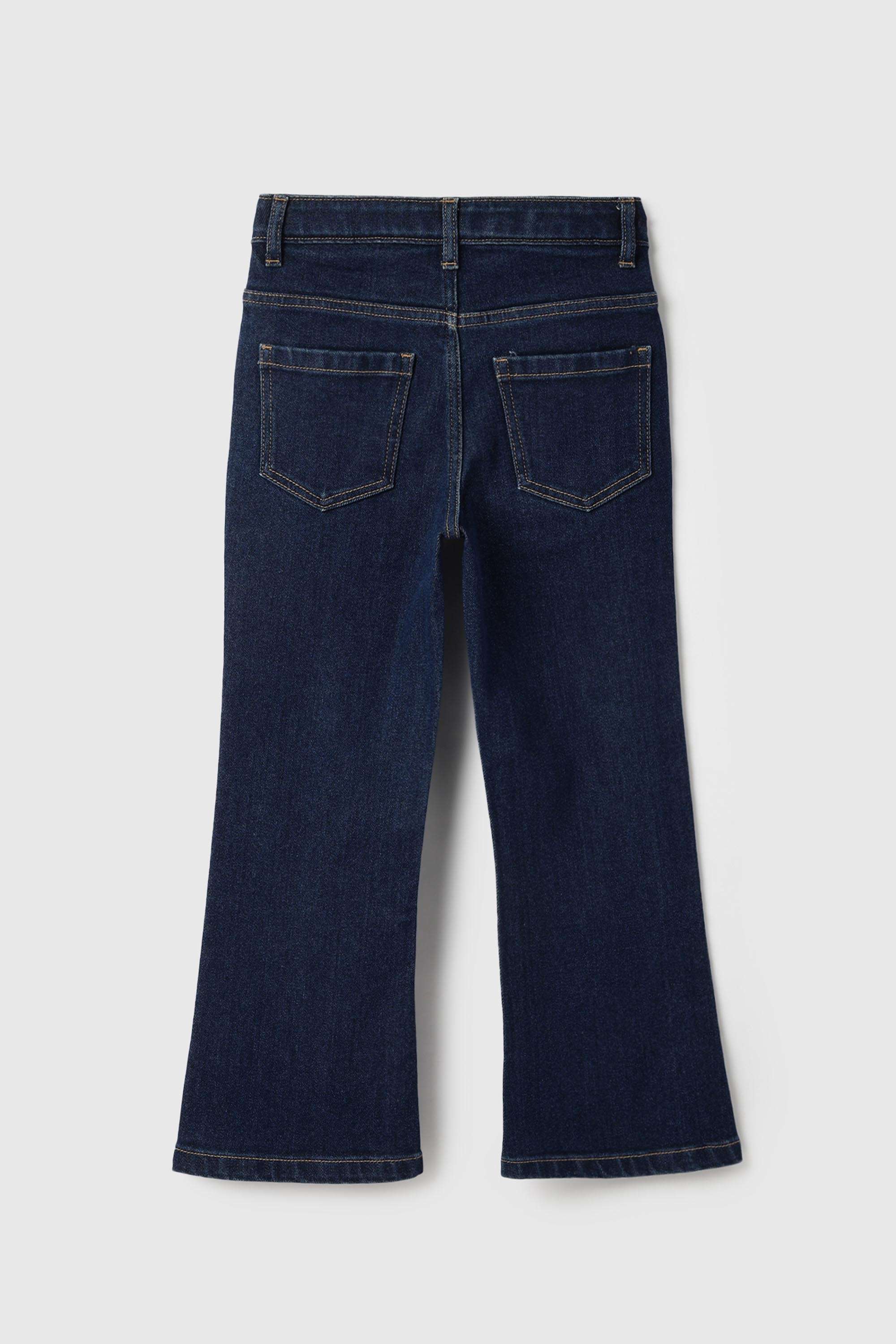 Solid-Blended-Fabric-Regular-Fit-Girl-s-Jeans