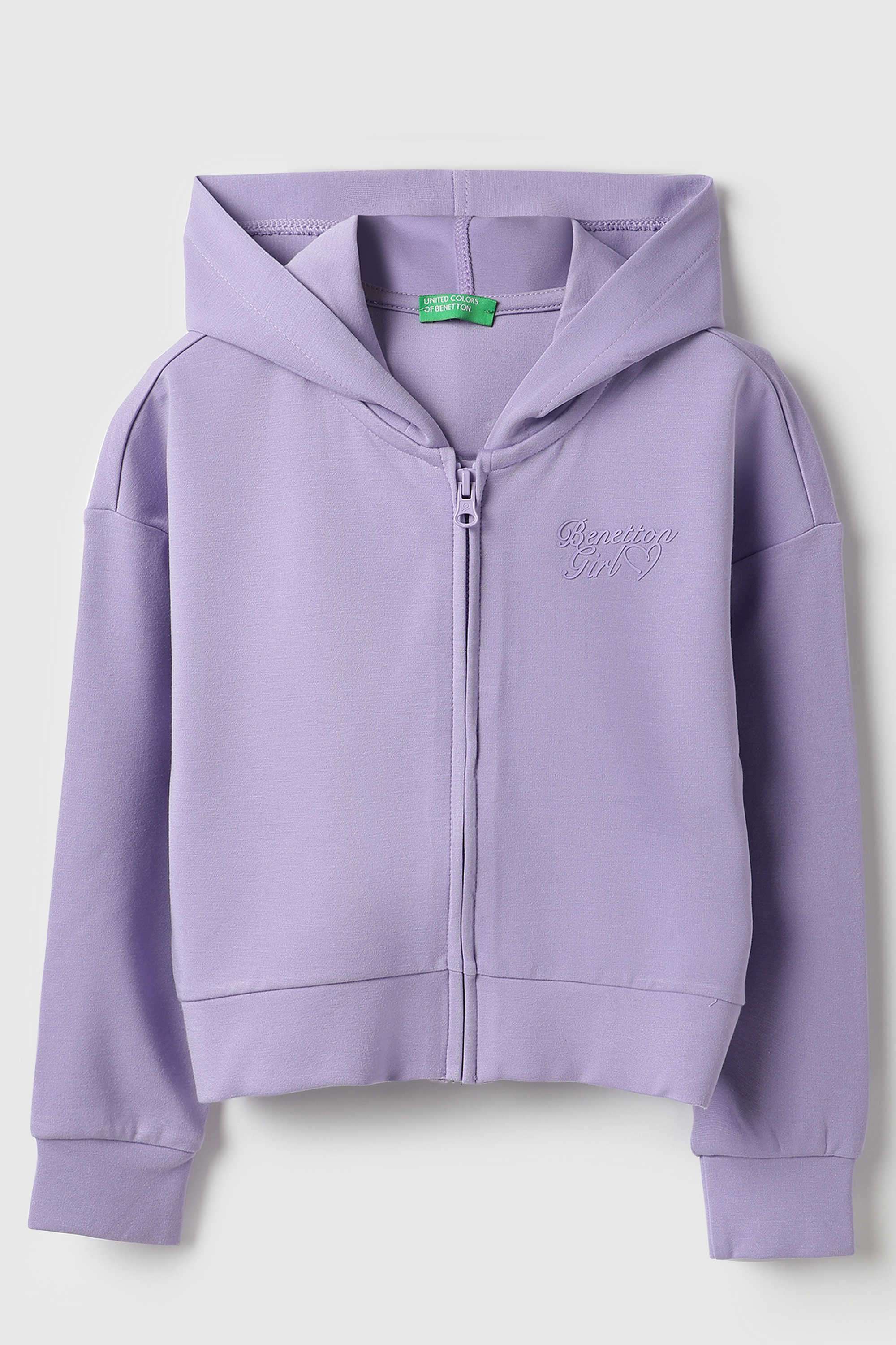 Solid-Viscose-Blend-Hooded-Girls-Sweatshirt