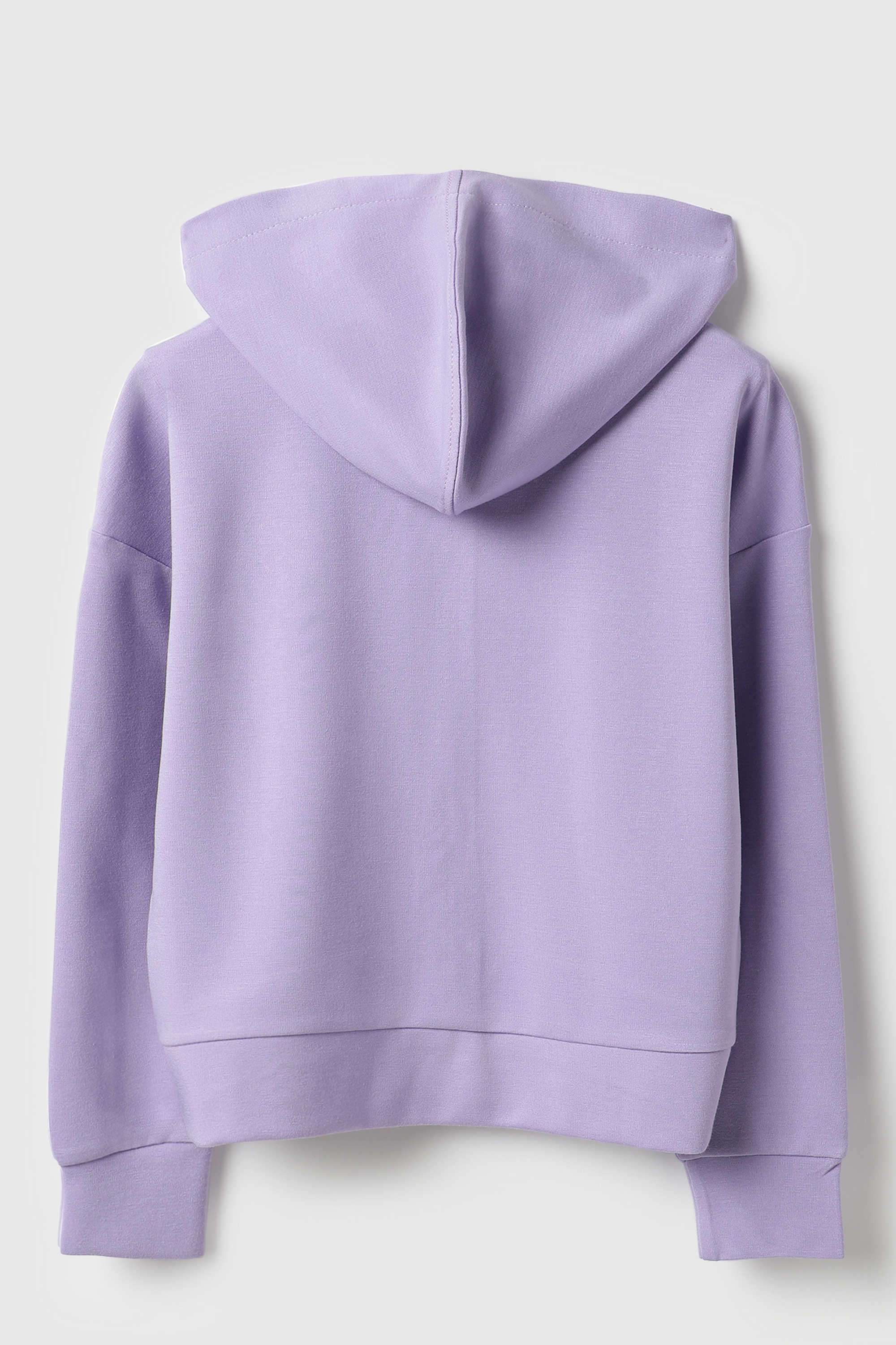 Solid-Viscose-Blend-Hooded-Girls-Sweatshirt