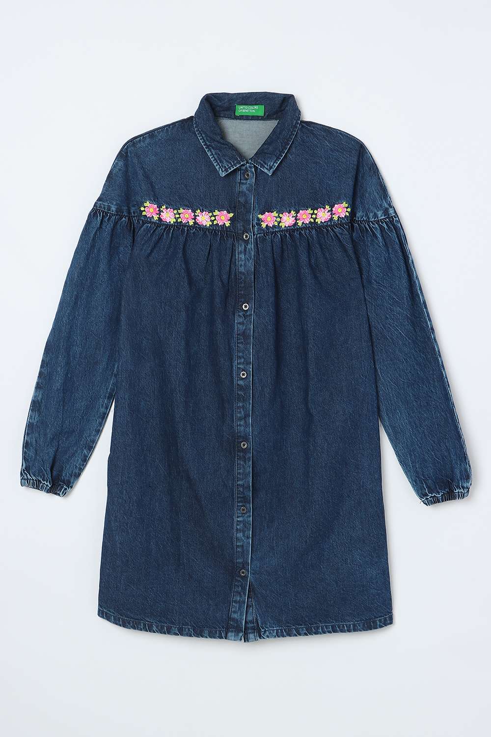 Solid-Blended-Fabric-Round-Neck-Unisex-Casual-Wear-Dress