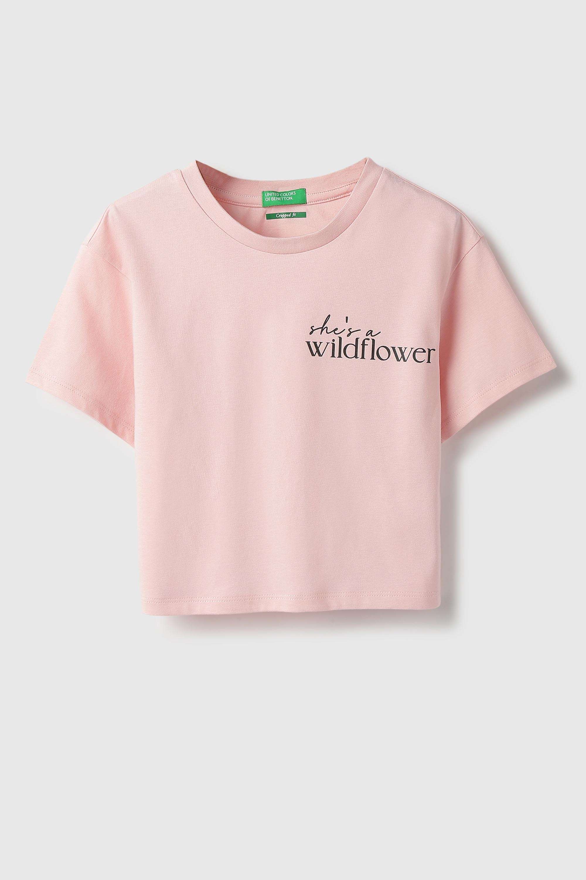 Graphic-Print-Cotton-Round-Neck-Girl-s-T-Shirt