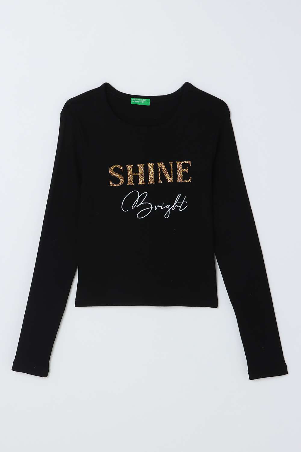 Blended-Fabric-Regular-Fit-Girls-T-Shirt