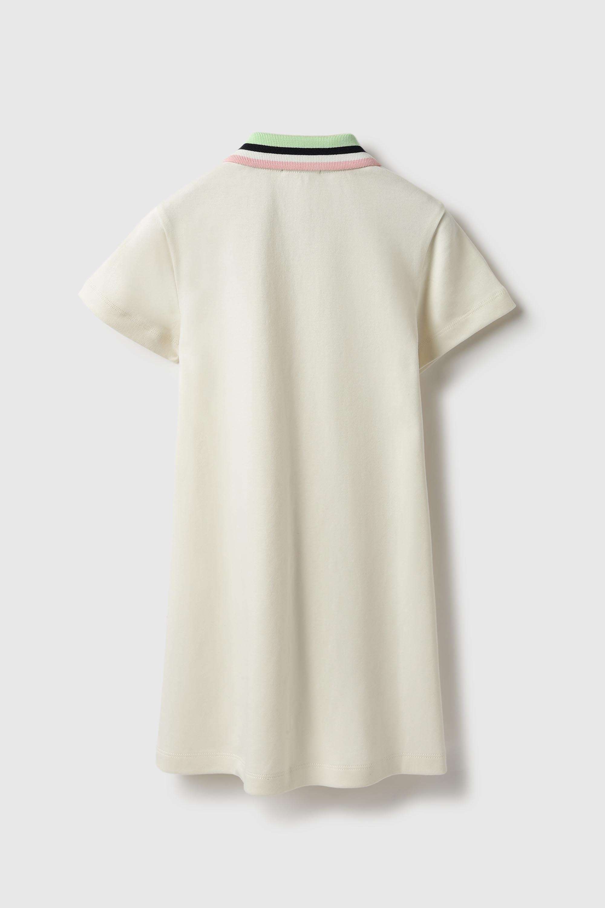 Typographic-Cotton-Collared-Girl-s-Casual-Wear-Dress