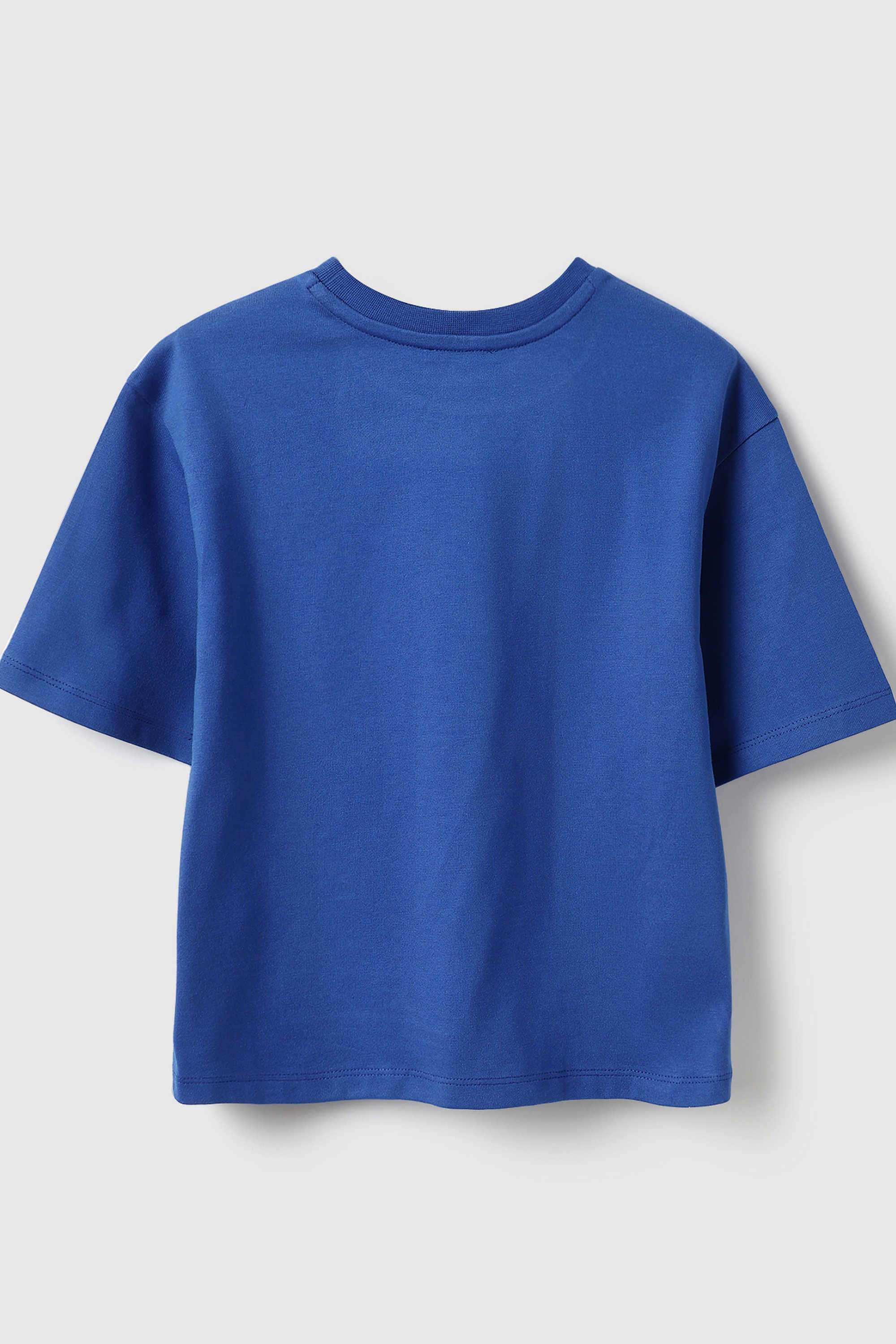 Solid-Cotton-Round-Neck-Girls-T-Shirt