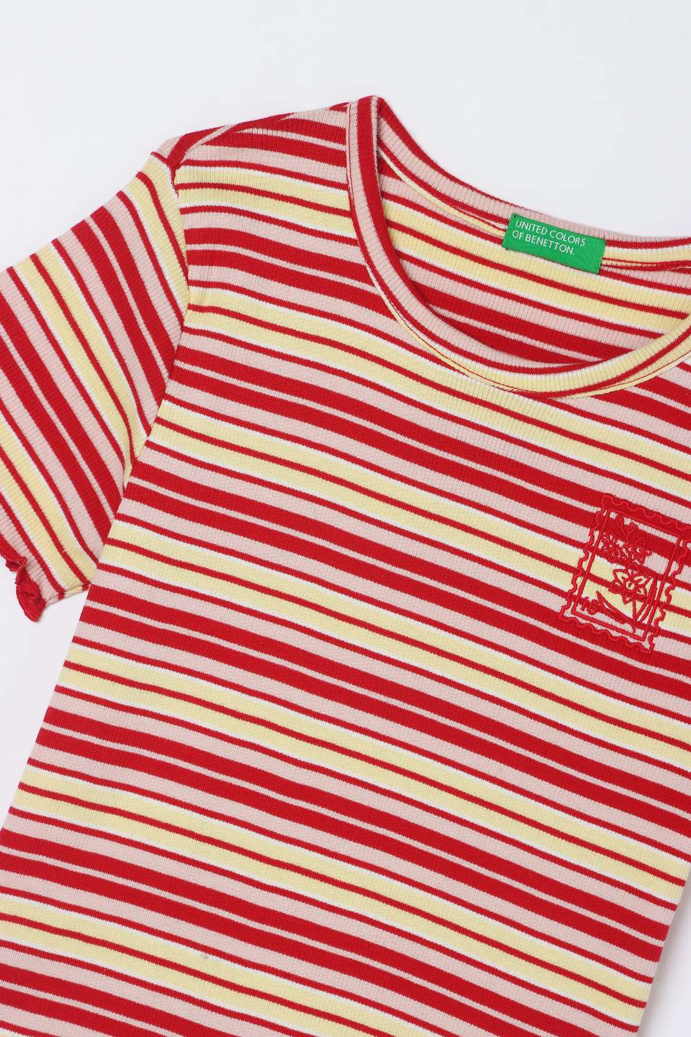 Solid-Blended-Fabric-Round-Neck-Unisex-Top