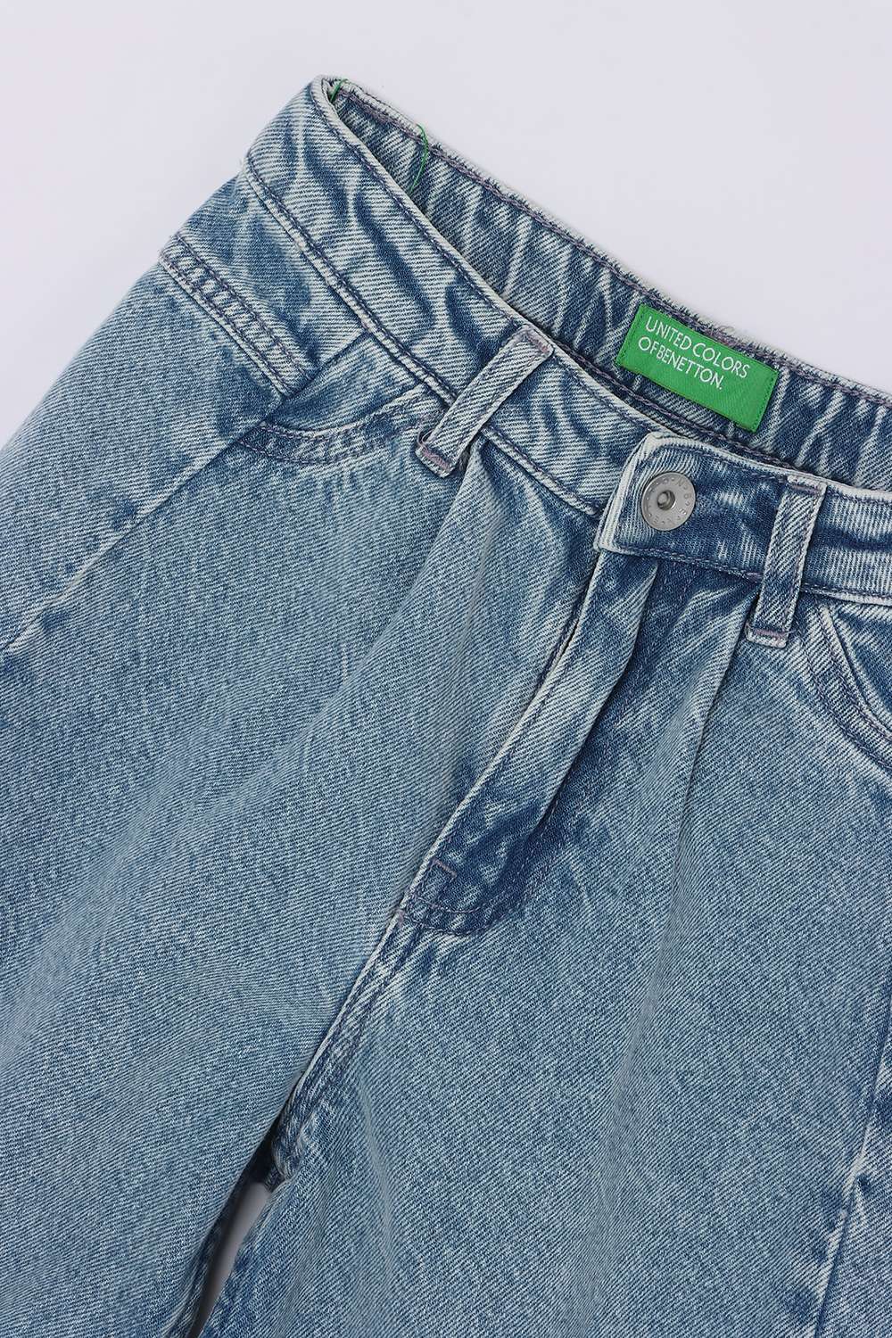 Solid-Blended-Fabric-Regular-Fit-Unisex-Jeans