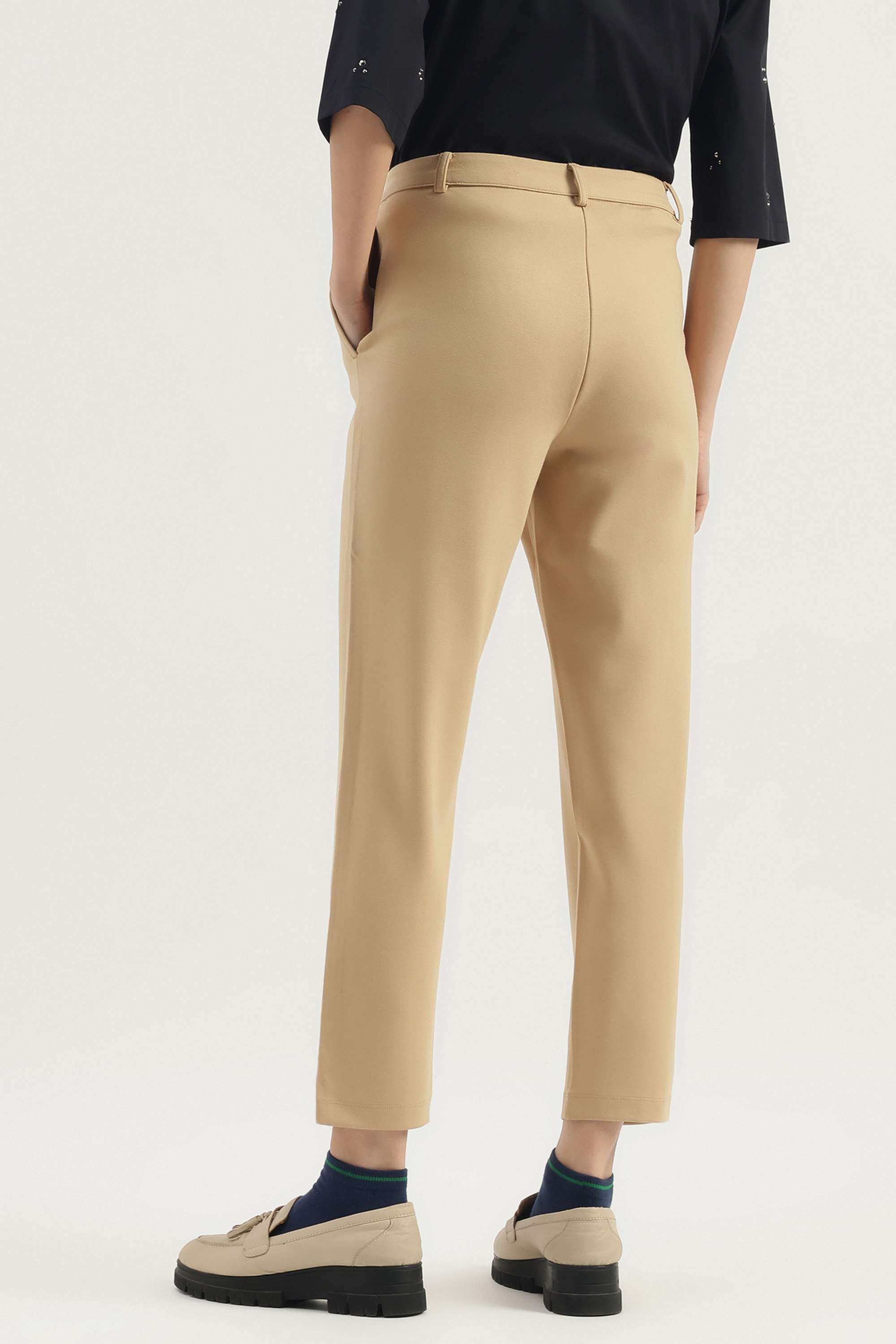 Printed-Regular-Fit-Blended-Fabric-Women-s-Casual-Wear-Pants