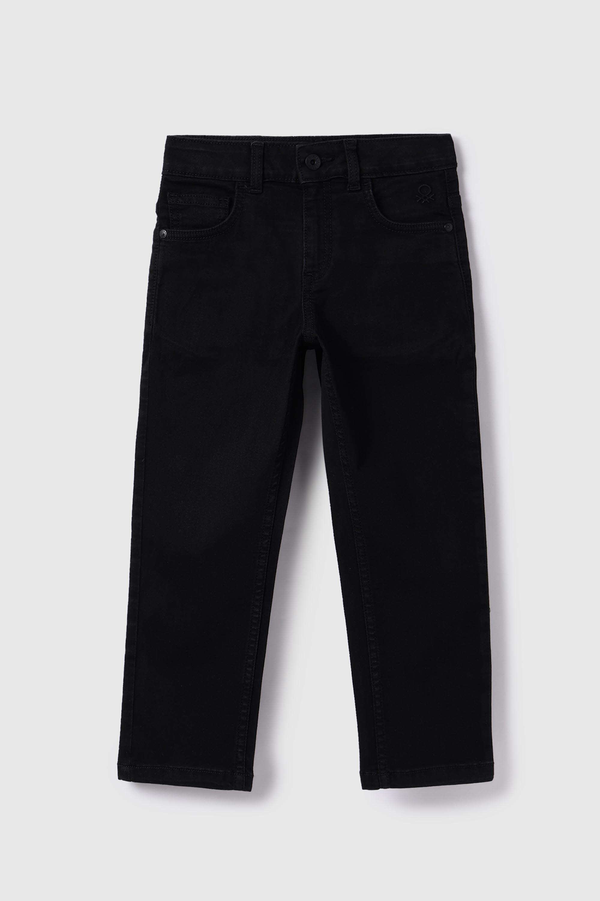 Solid-Blended-Fabric-Regular-Fit-Boy-s-Jeans