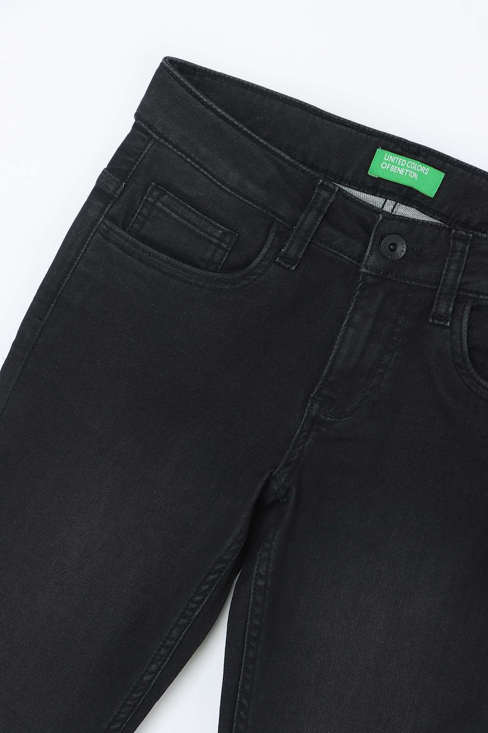 Solid-Blended-Fabric-Regular-Fit-Unisex-Jeans