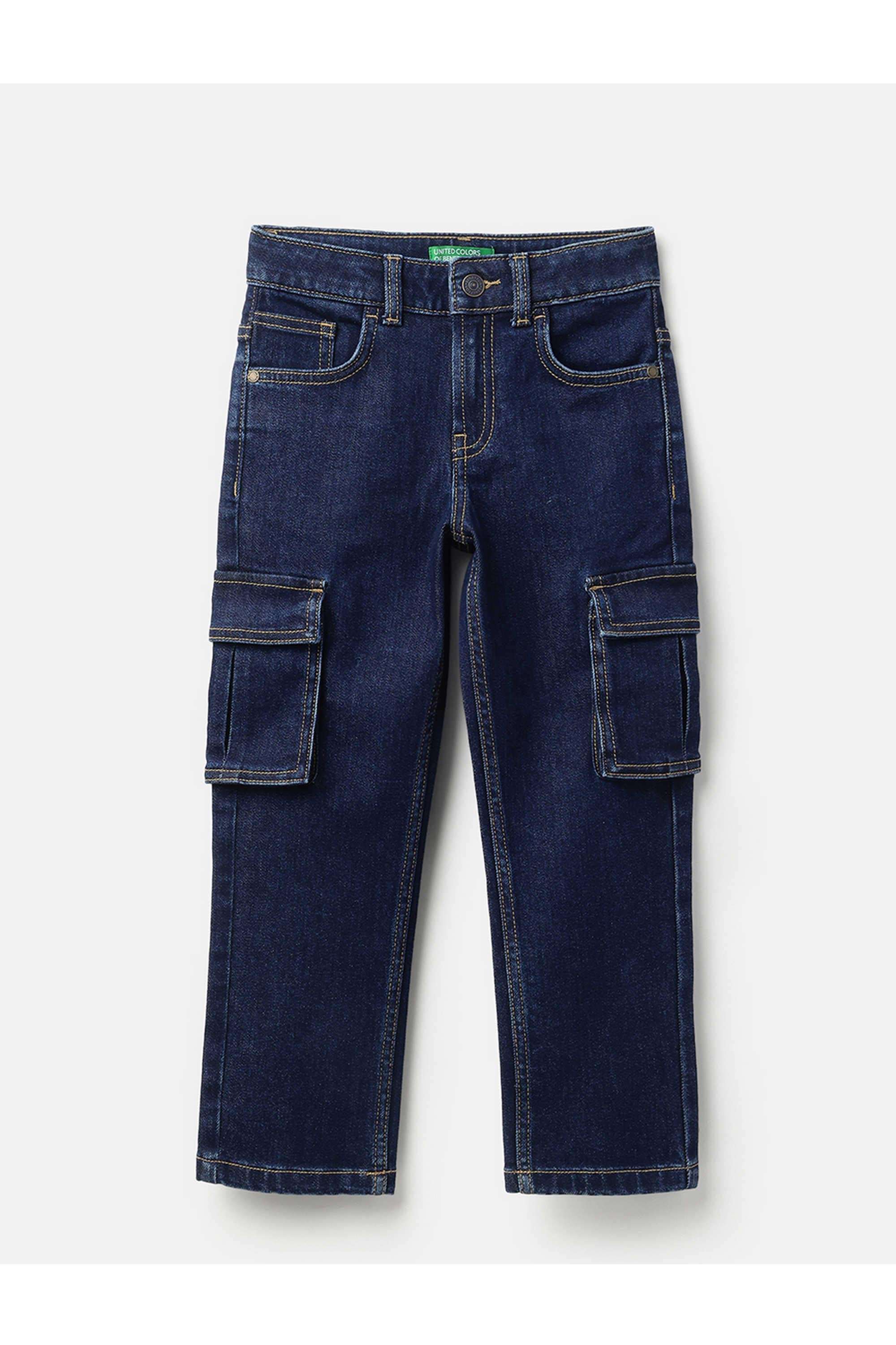 Solid-Cotton-Blend-Straight-Fit-Boys-Jeans