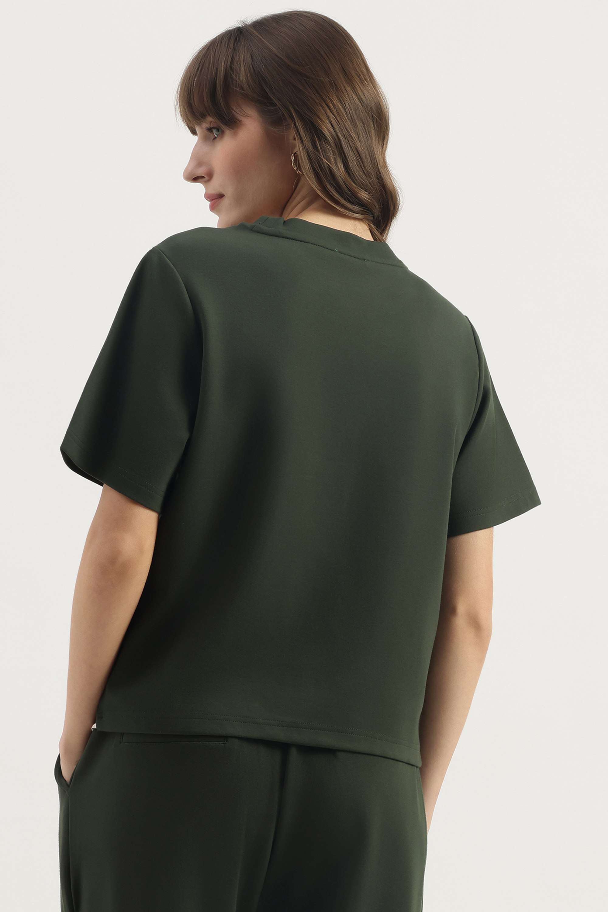 Printed-Blended-Fabric-Women-s-T-Shirt