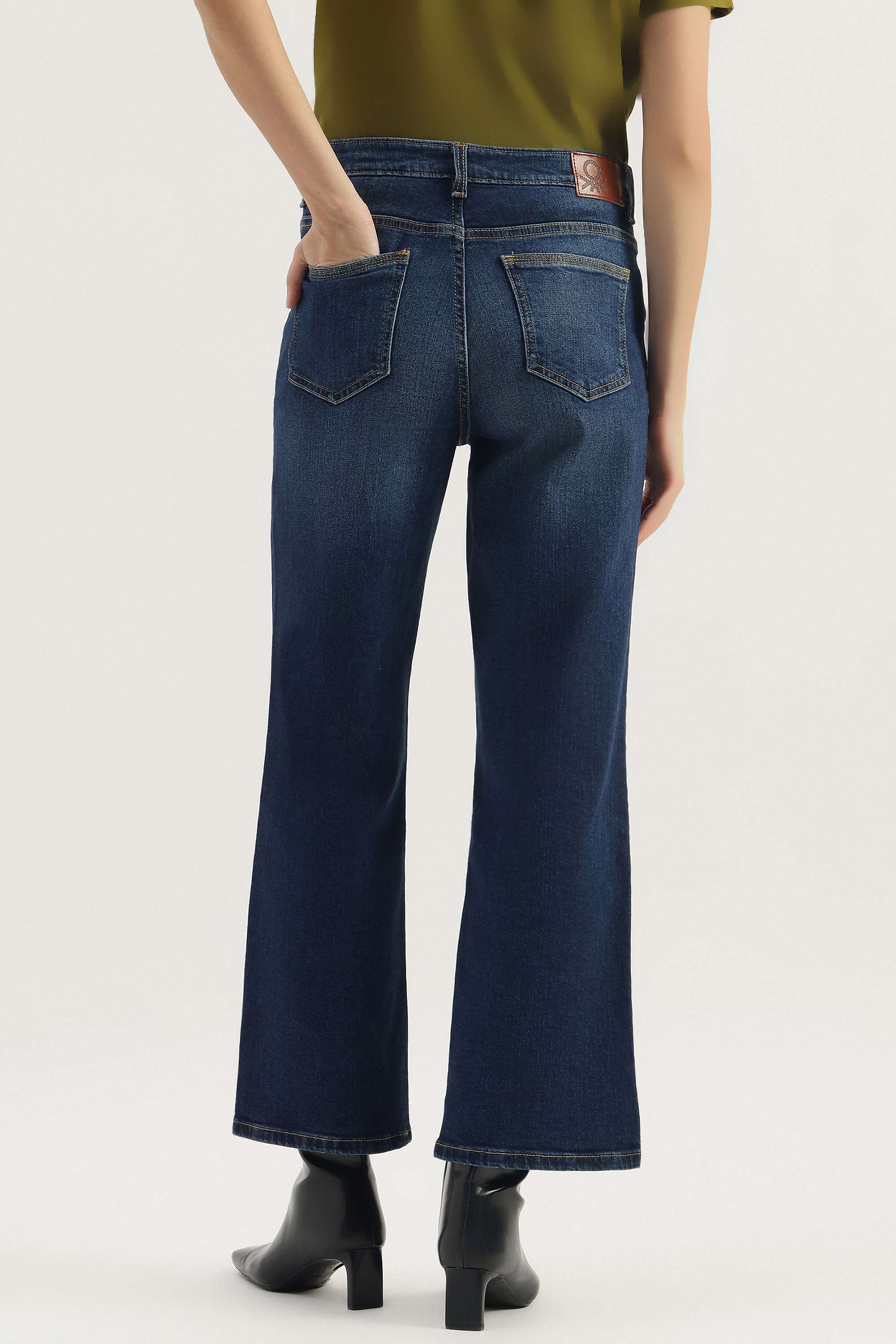 High-Rise-Blended-Fabric-Regular-Fit-Women-s-Jeans