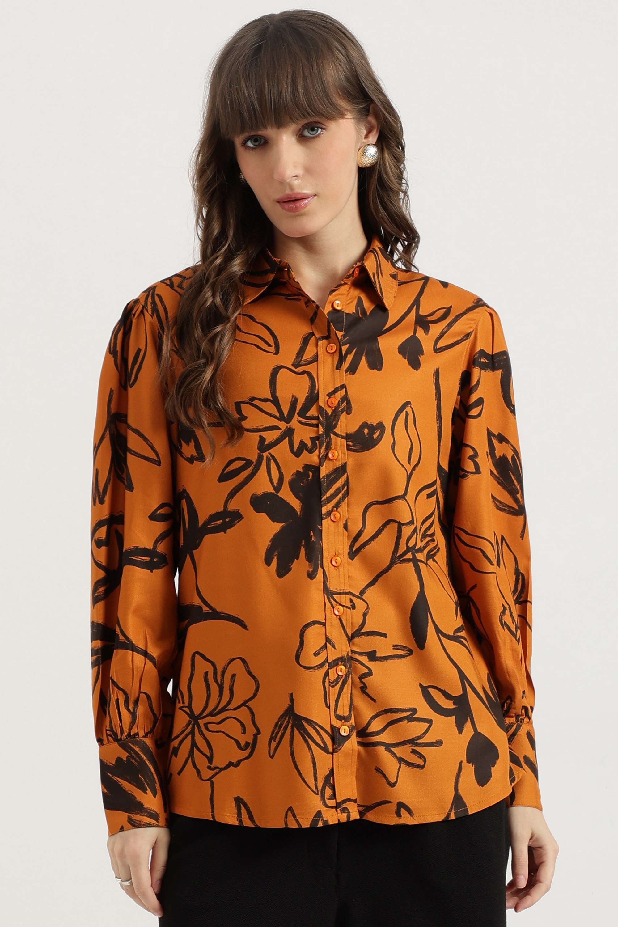 Printed-Blended-Fabric-Women-s-Casual-Wear-Shirt