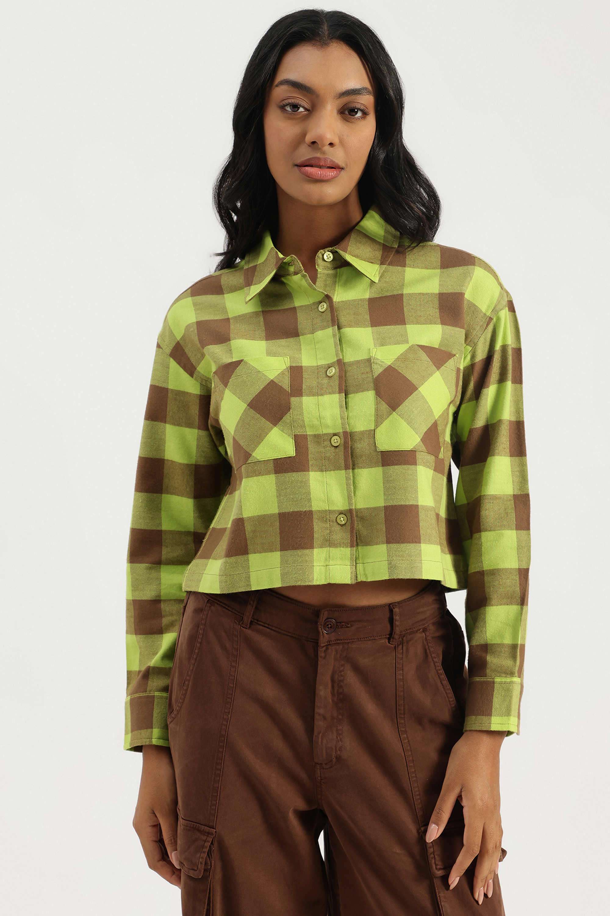 Blended-Fabric-Women-s-Casual-Wear-Shirt