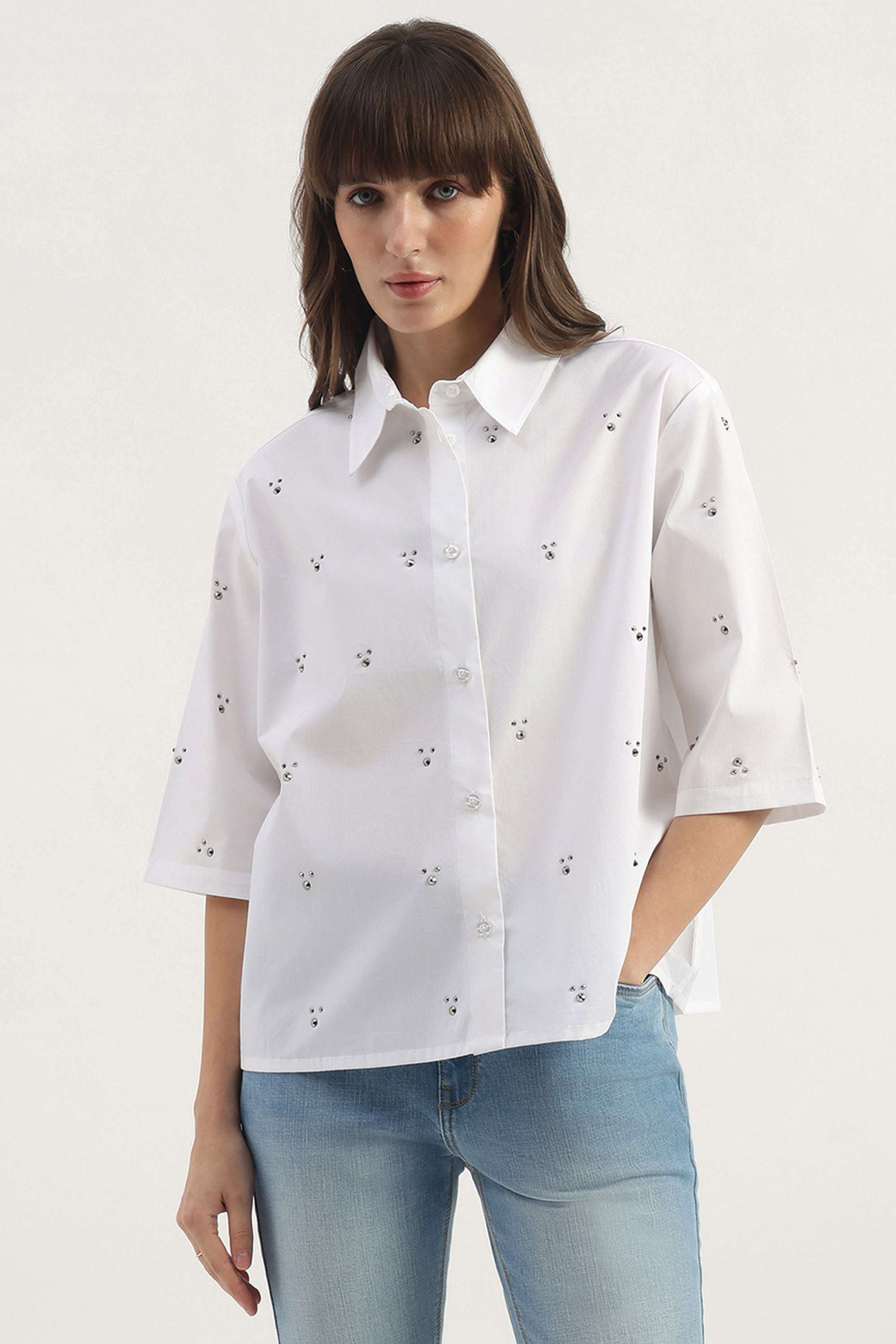 Printed-Blended-Fabric-Women-s-Casual-Wear-Shirt