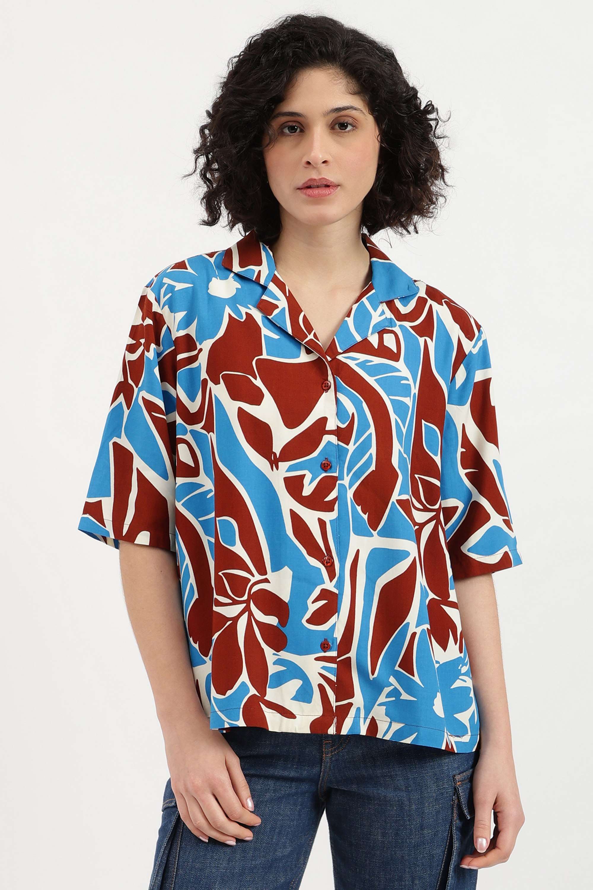 Printed-Blended-Fabric-Women-s-Casual-Wear-Shirt