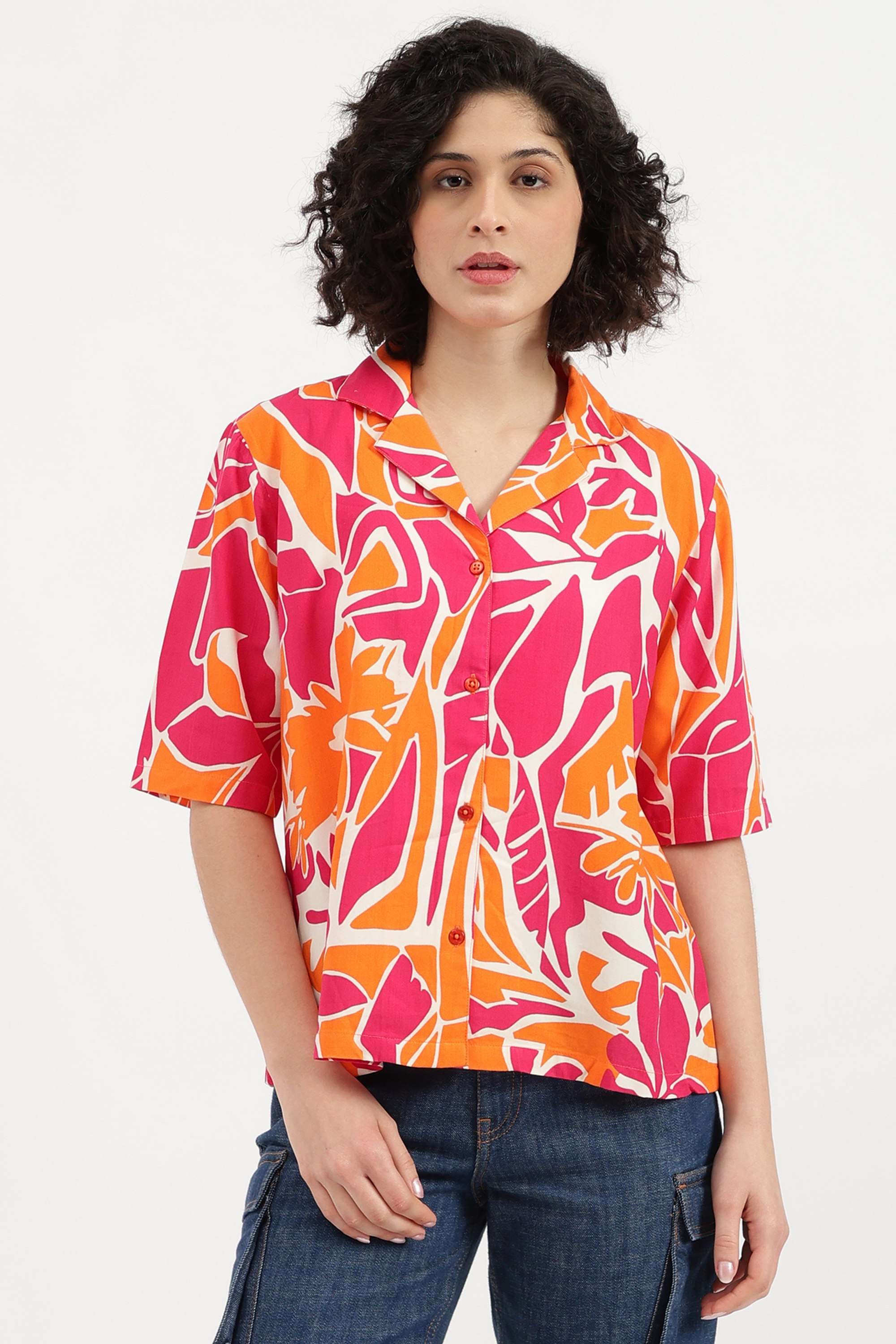 Printed-Blended-Fabric-Women-s-Casual-Wear-Shirt