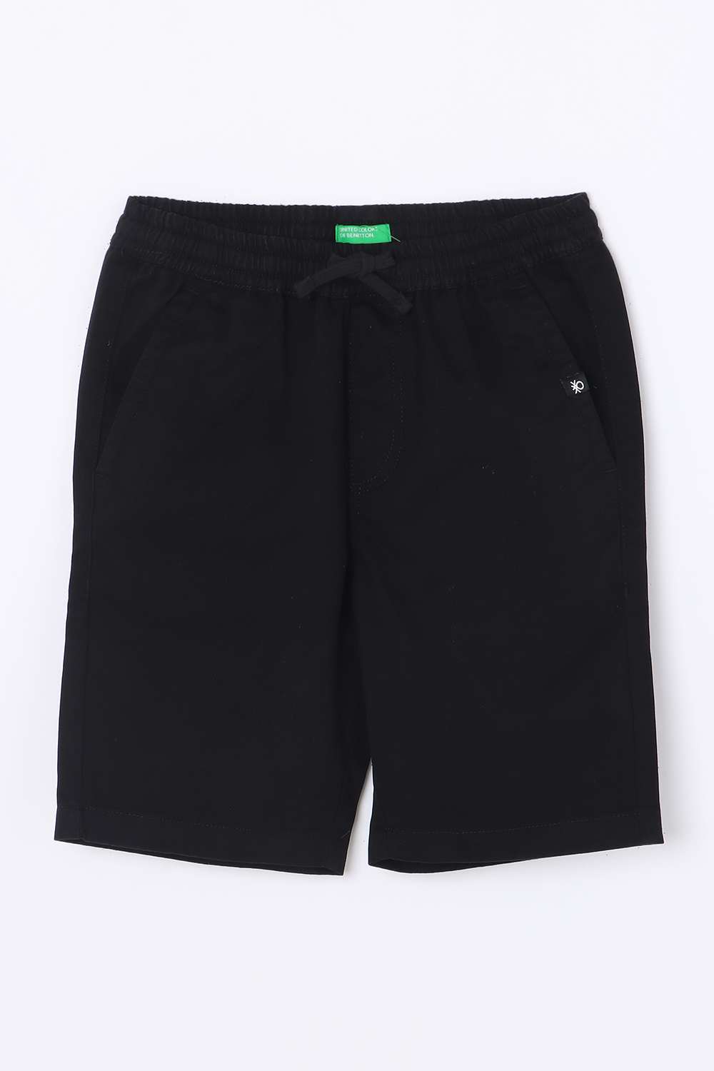 Solid-Blended-Fabric-Regular-Fit-Unisex-Shorts