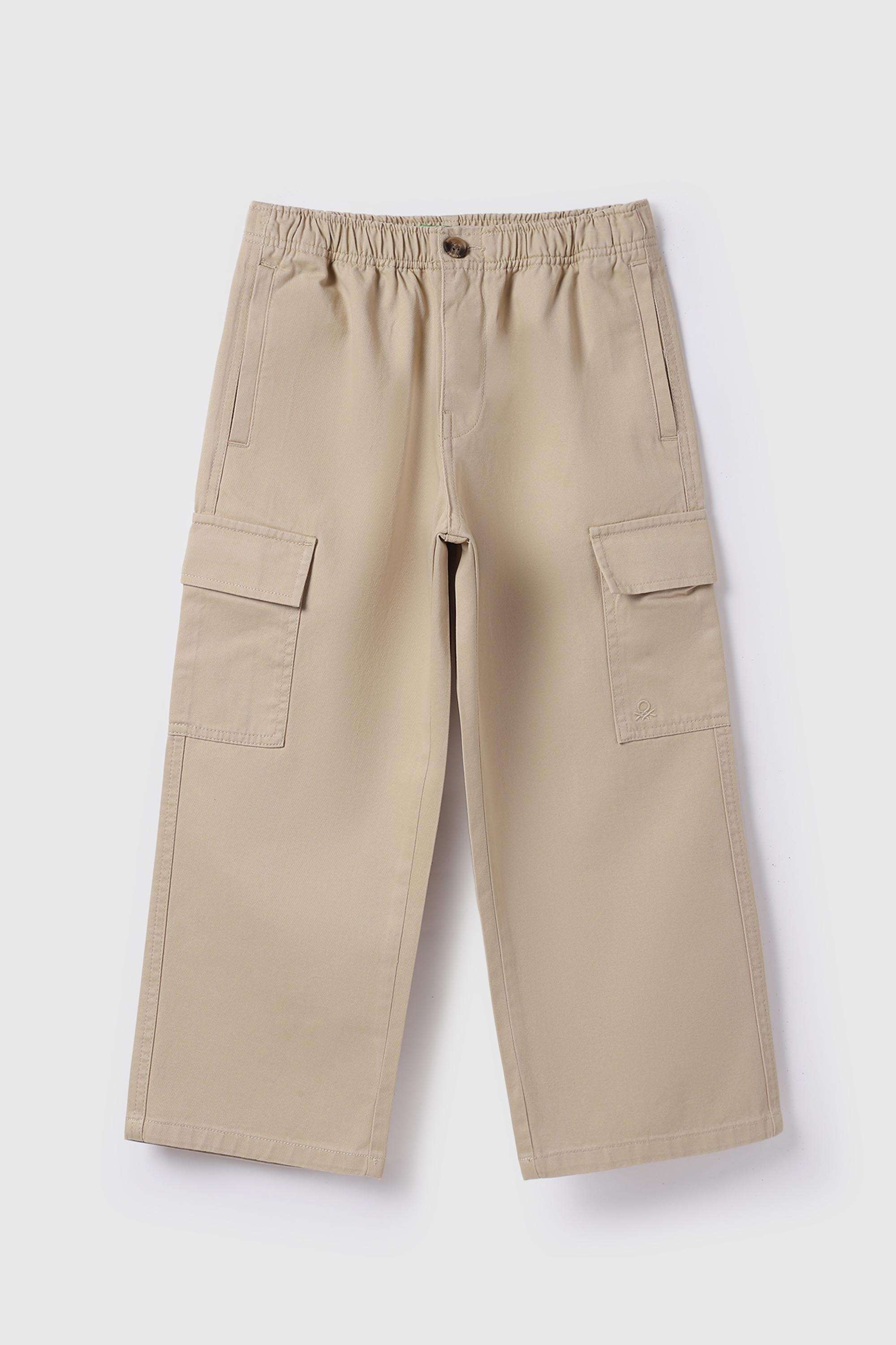 Solid-Cotton-Regular-Fit-Boy-s-Trousers