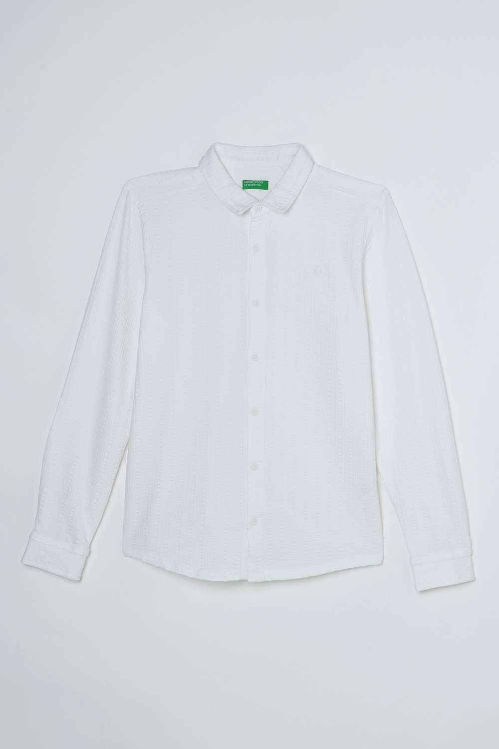 Solid-Blended-Fabric-Classic-Collar-Unisex-Shirt
