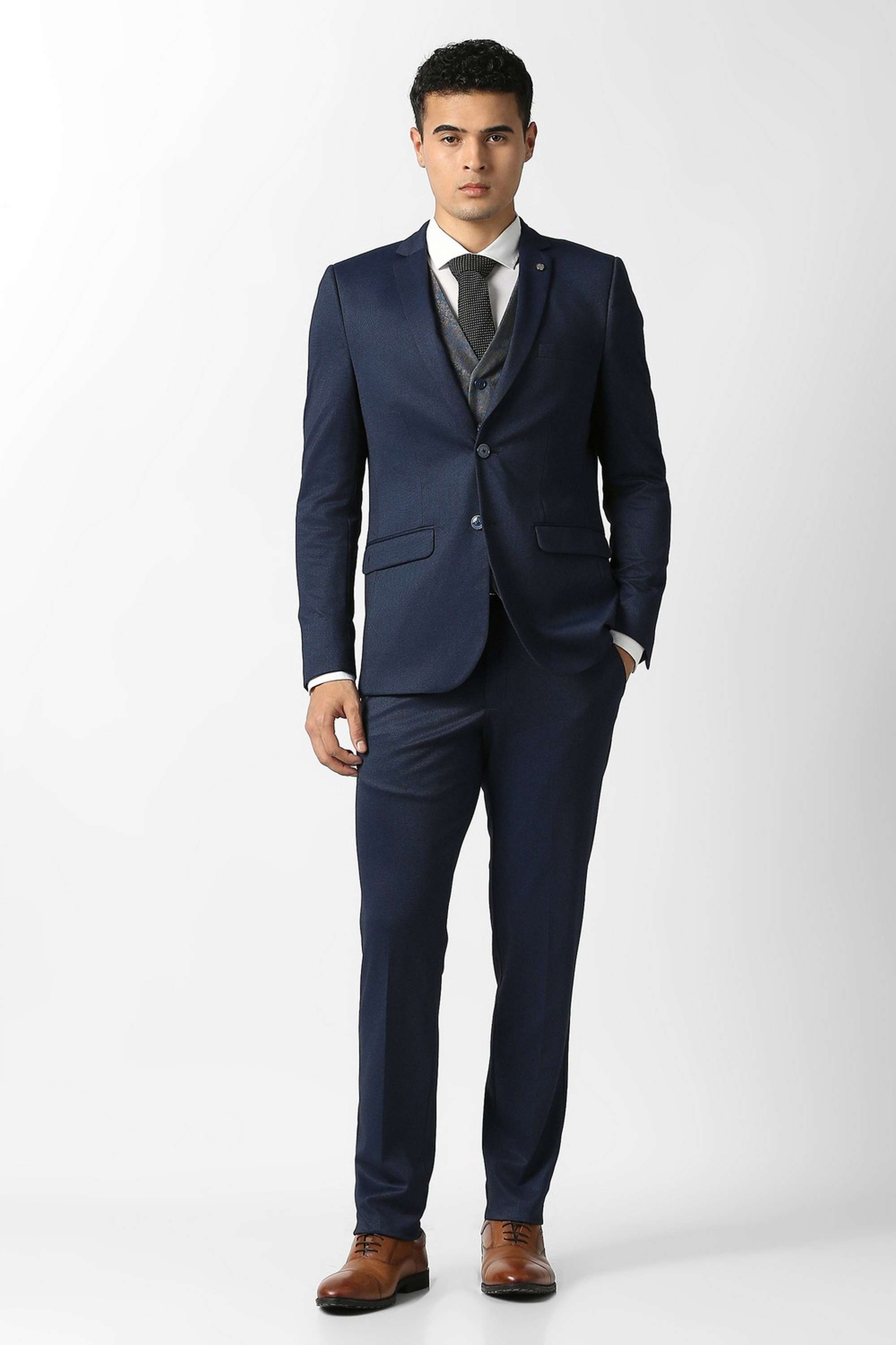 Textured-Nylon-Terry-Super-Slim-Fit-Men-s-Suit