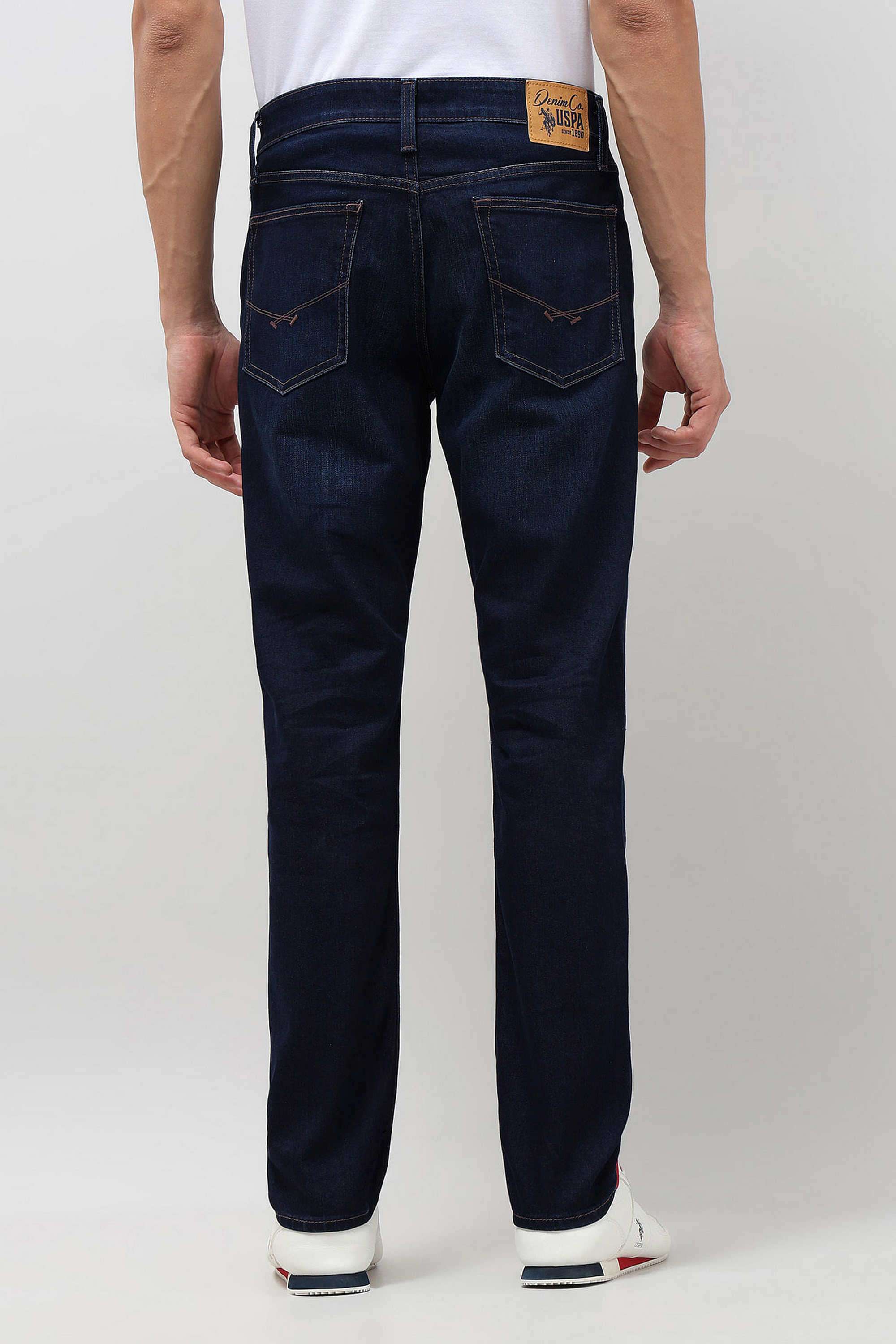 Dark-Wash-Cotton-Tapered-Fit-Men-s-Jeans
