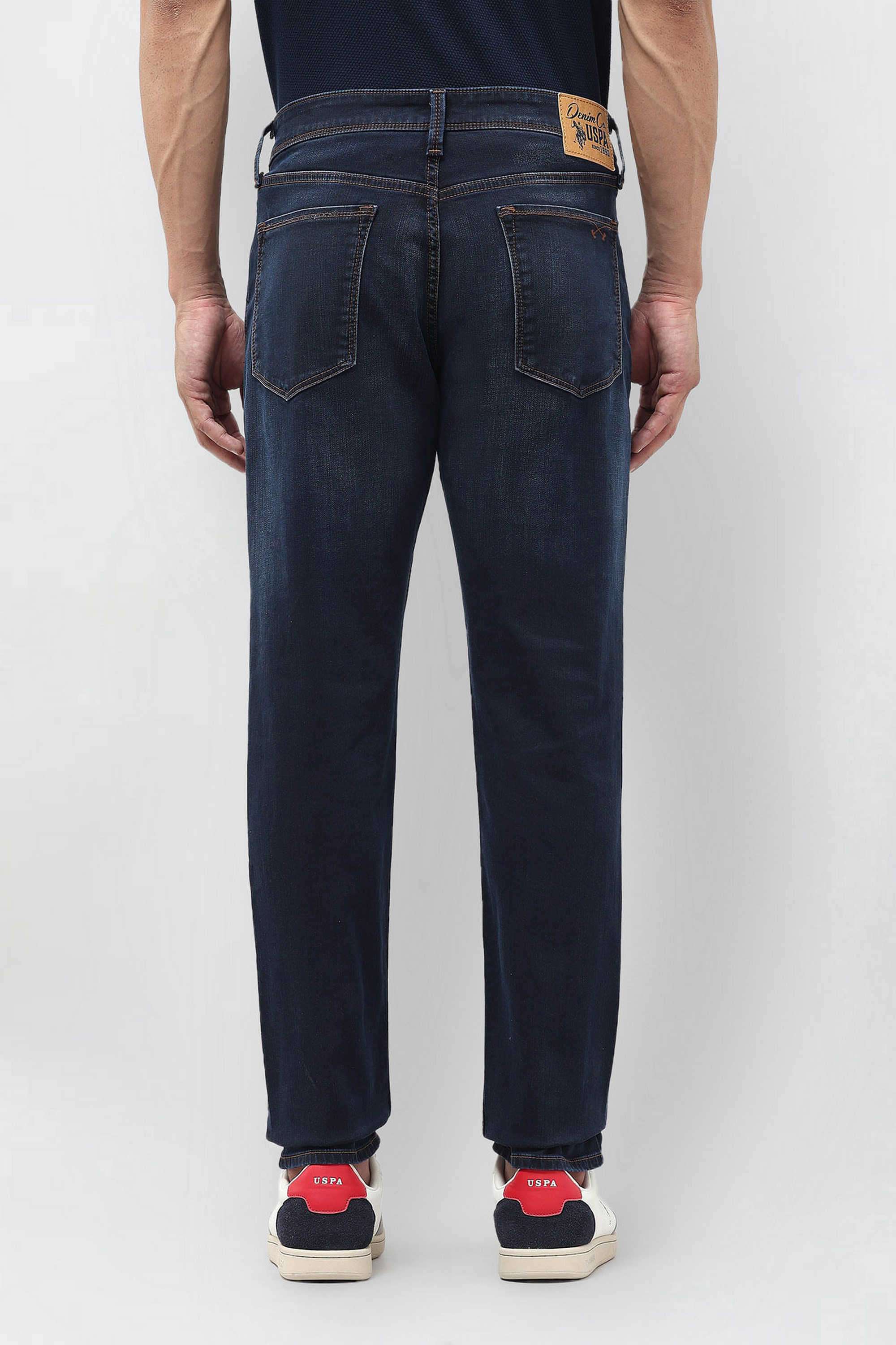 Solid-Cotton-Tapered-Fit-Men-s-Jeans