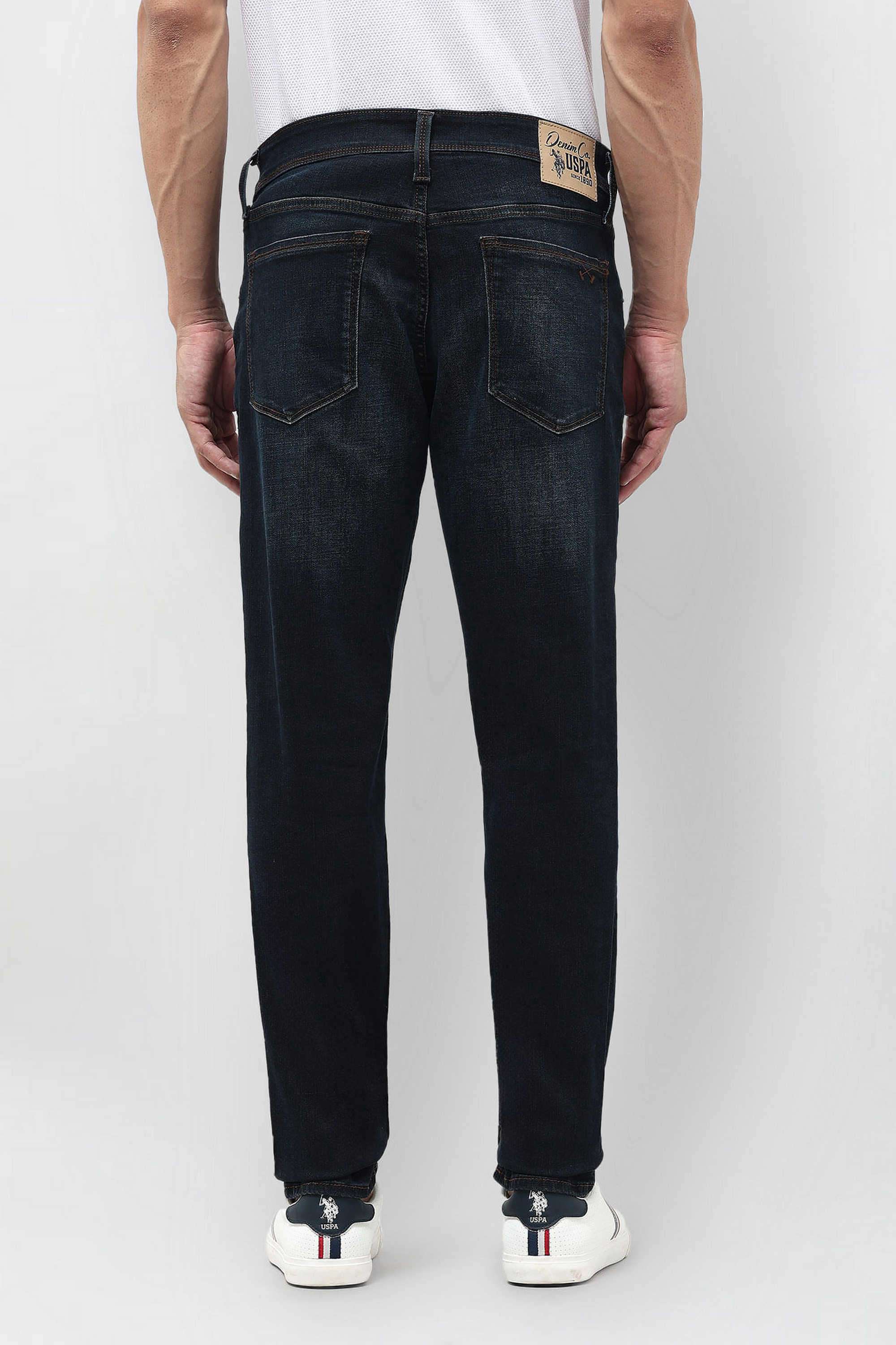 Solid-Cotton-Tapered-Fit-Men-s-Jeans