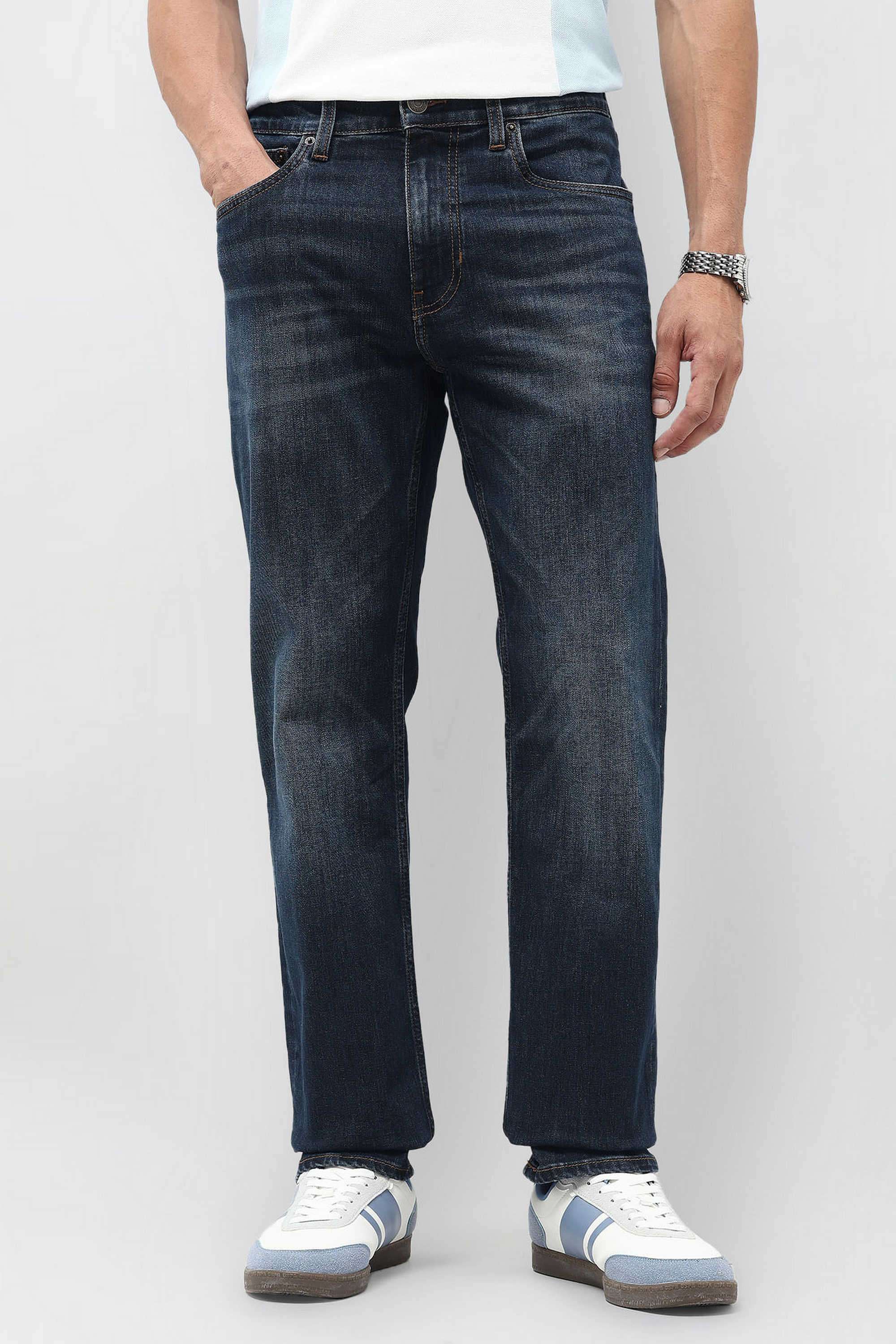 Solid-Cotton-Straight-Fit-Men-s-Jeans