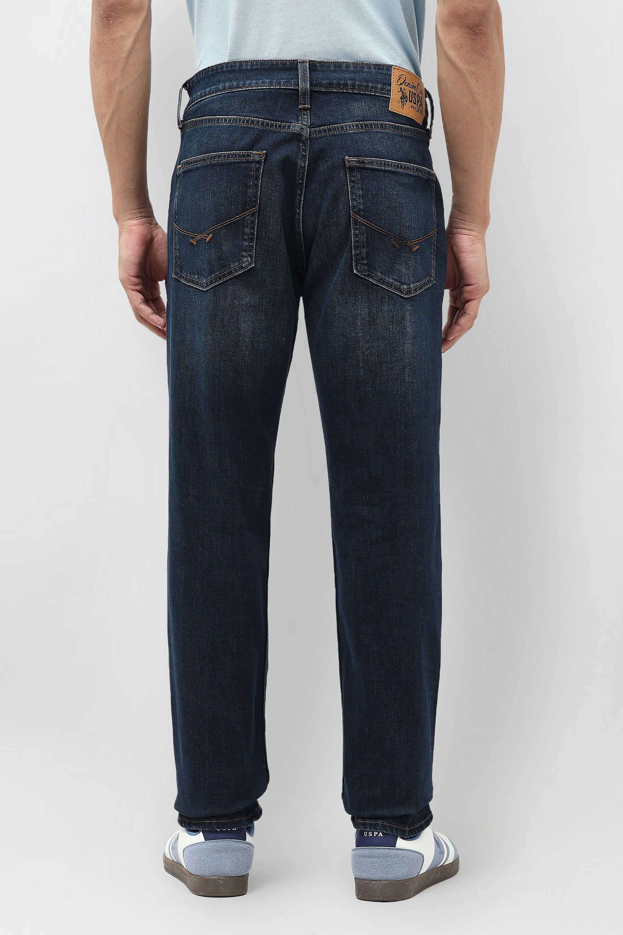 Solid-Cotton-Straight-Fit-Men-s-Jeans