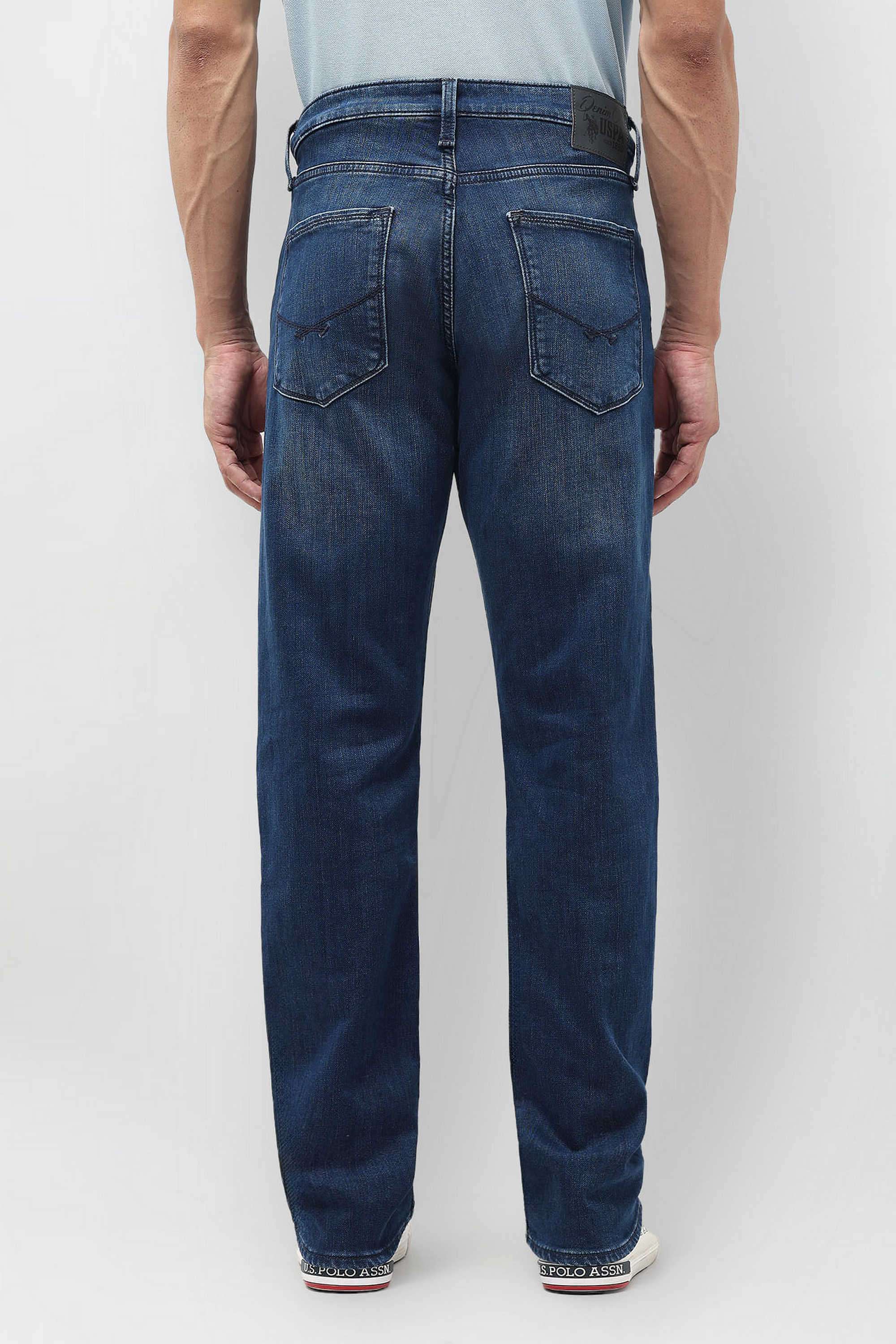 Solid-Cotton-Straight-Fit-Men-s-Jeans