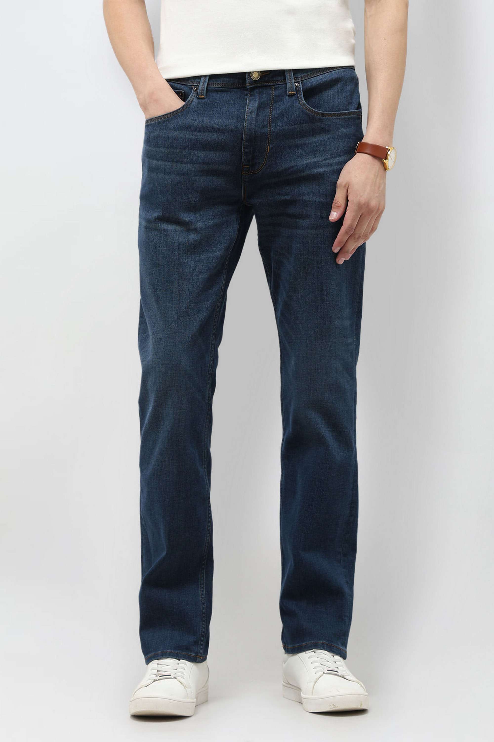 Dark-Wash-Cotton-Straight-Fit-Men-s-Jeans