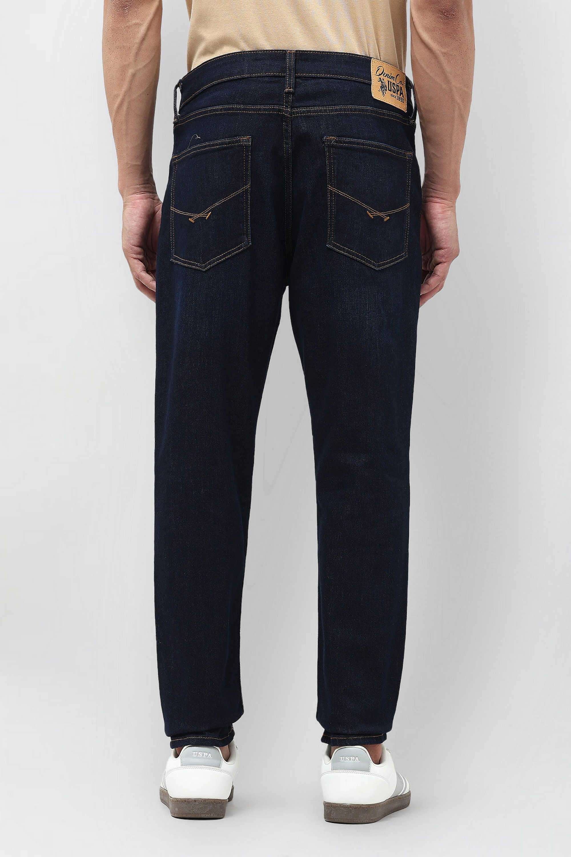 Solid-Cotton-Tapered-Fit-Men-s-Jeans