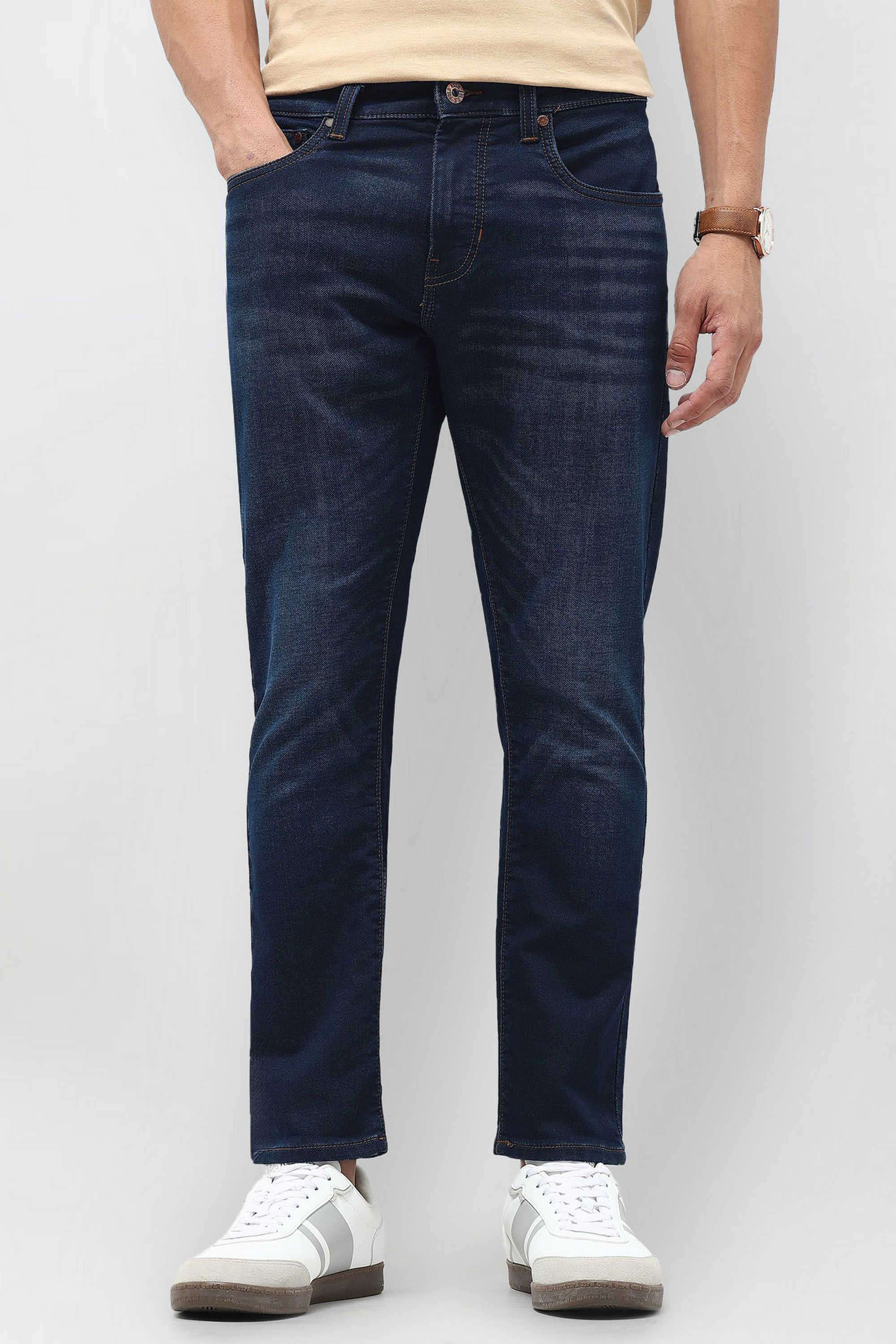 Solid-Cotton-Tapered-Fit-Men-s-Jeans