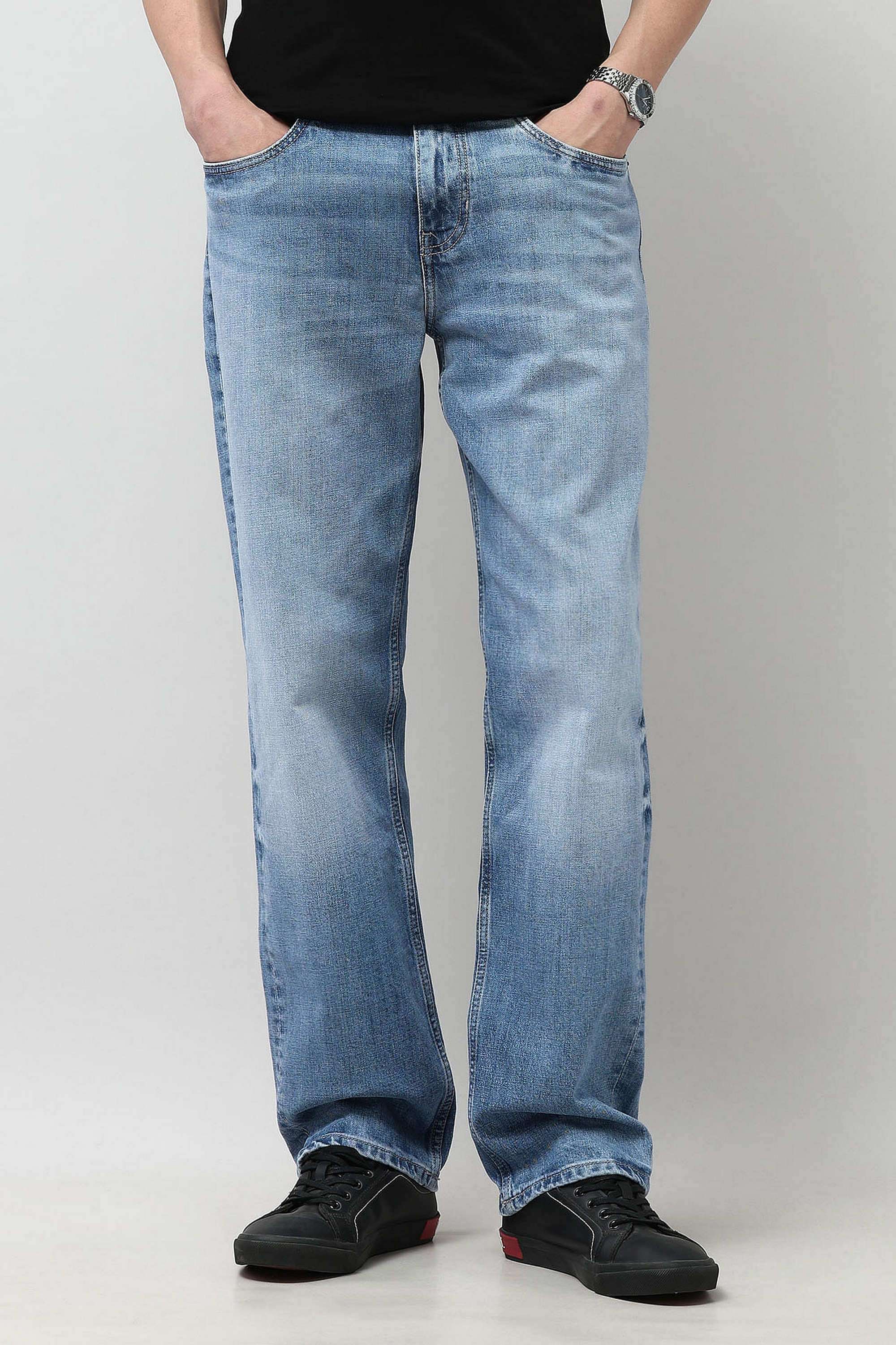 Light-Wash-Cotton-Regular-Fit-Men-s-Jeans