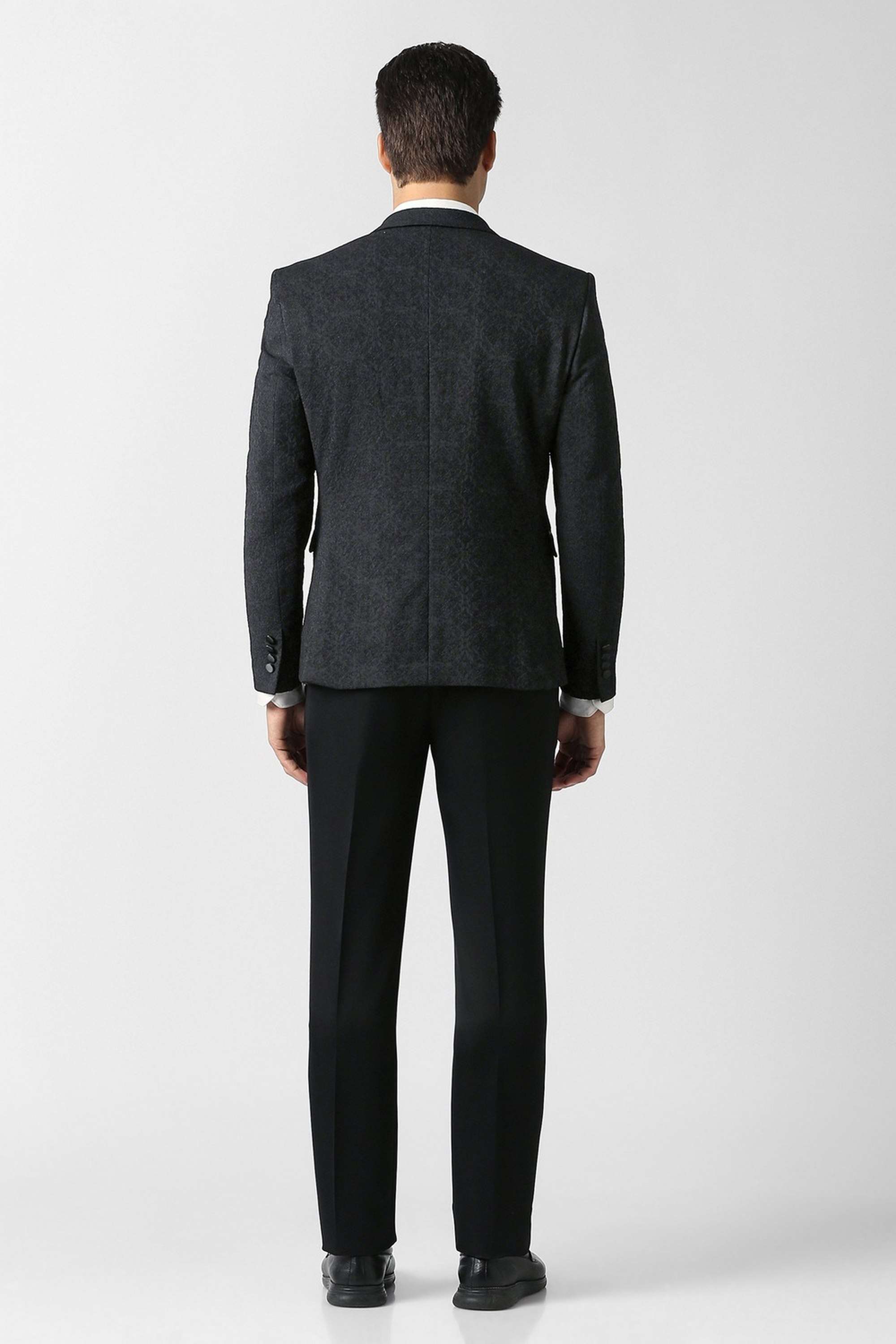 Jacquard-Polyester-Skinny-Fit-Men-s-Suit