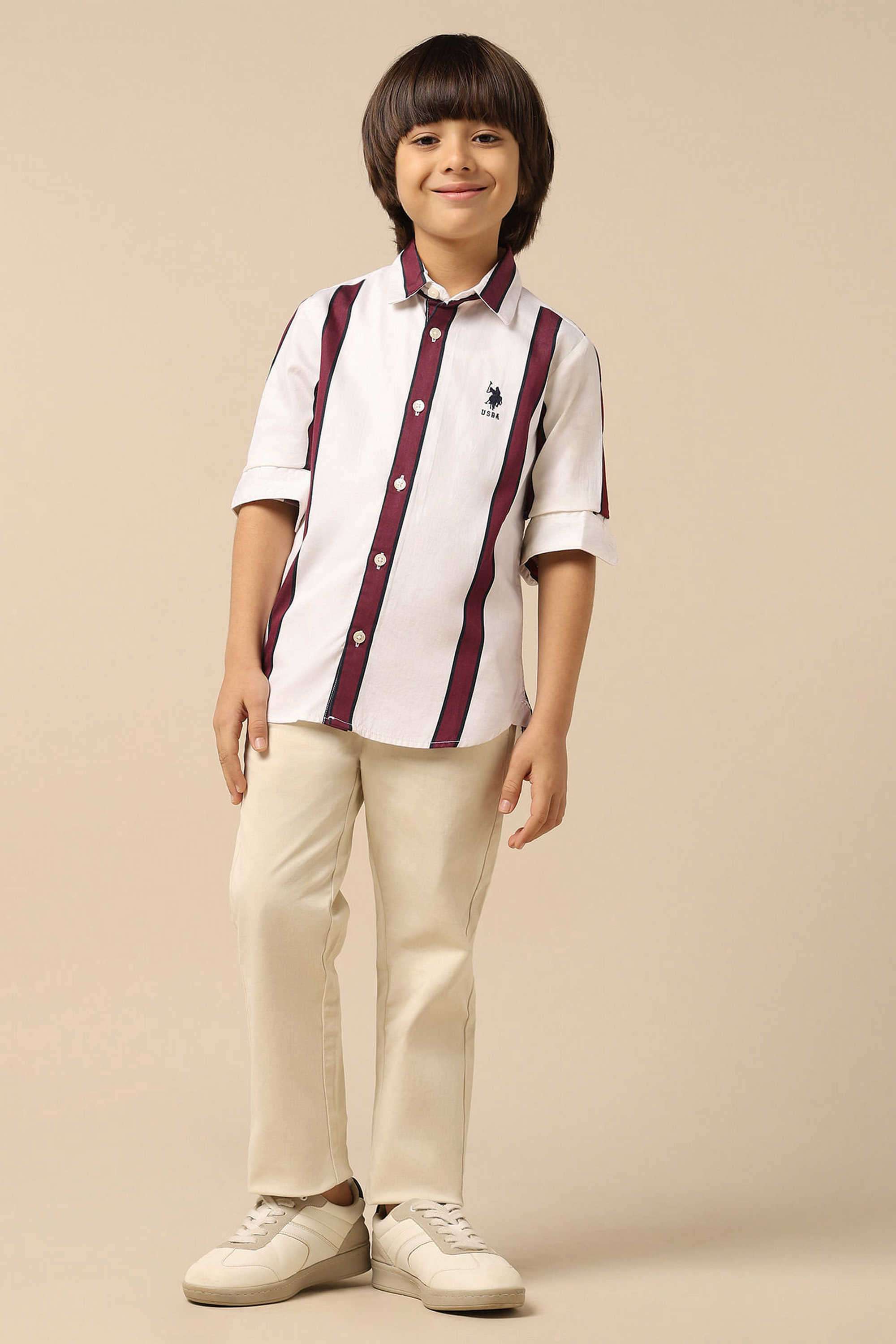 Stripes-Cotton-Collared-Boy-s-Shirt