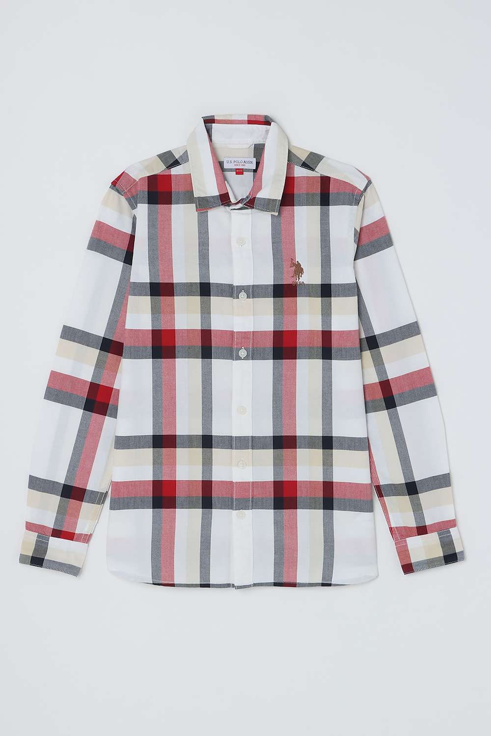 Checks-Cotton-Collared-Boy-s-Shirt