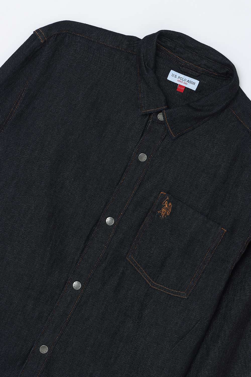 Solid-Cotton-Collared-Boy-s-Shirt