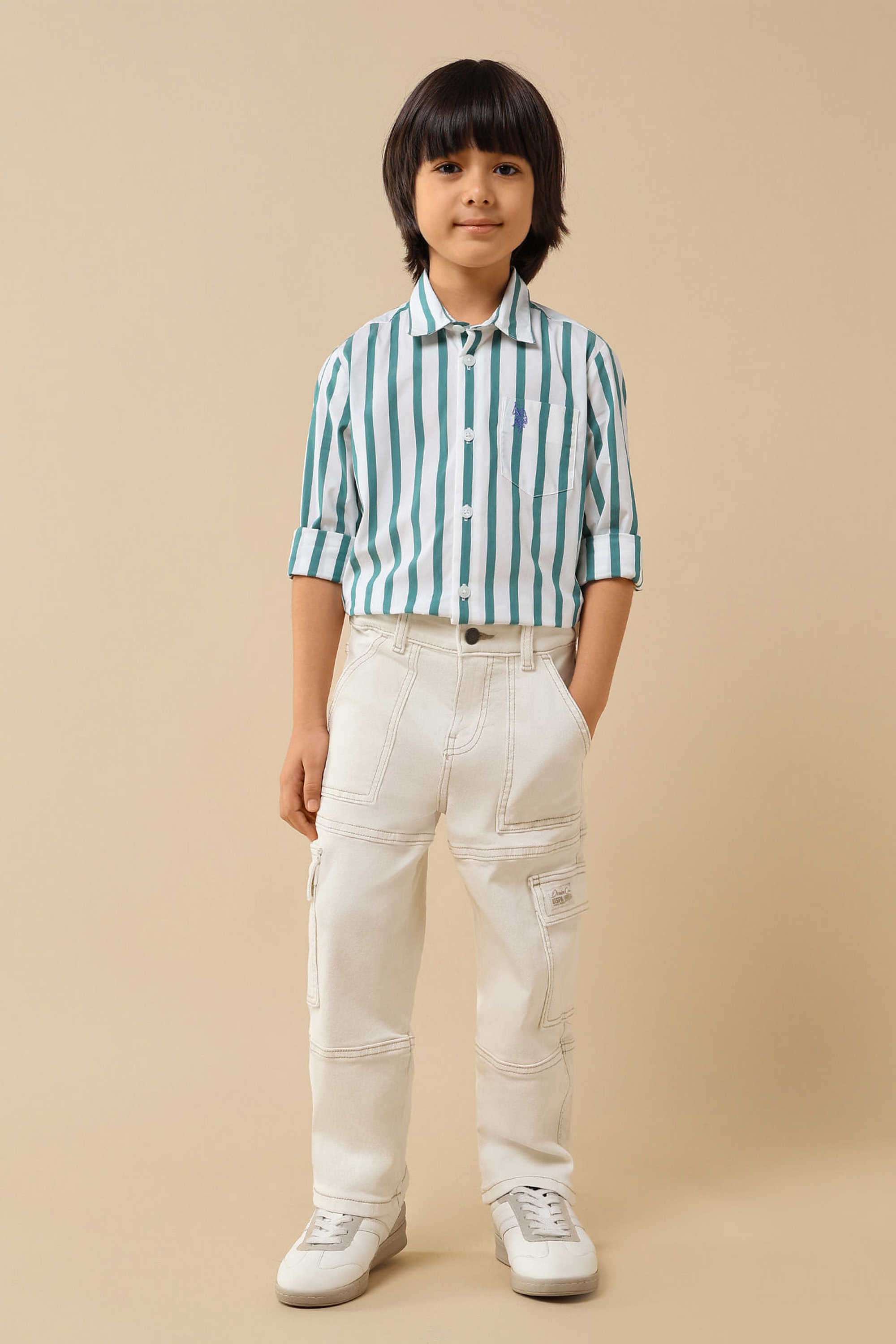Stripes-Cotton-Collared-Boy-s-Shirt