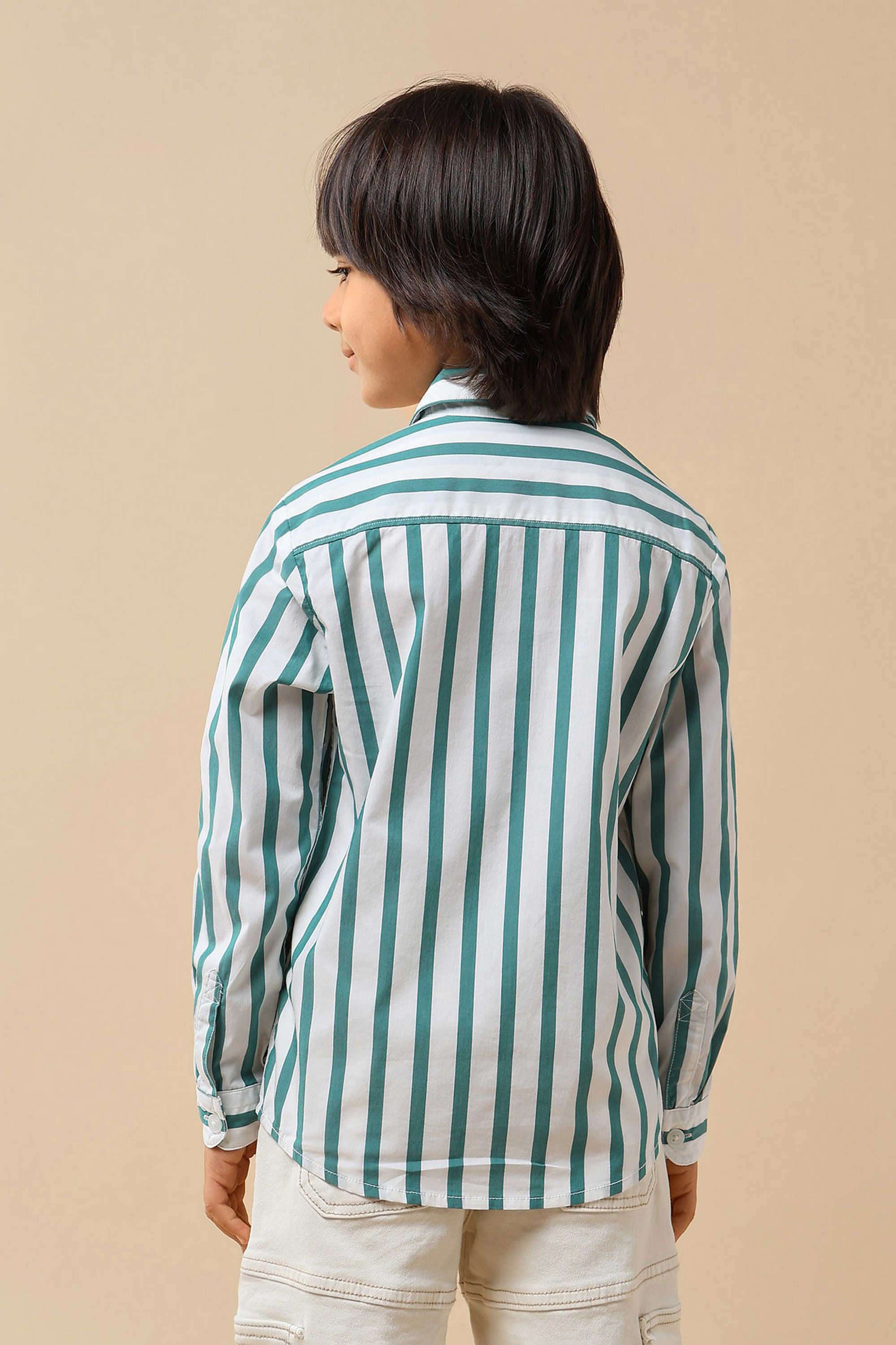 Stripes-Cotton-Collared-Boy-s-Shirt