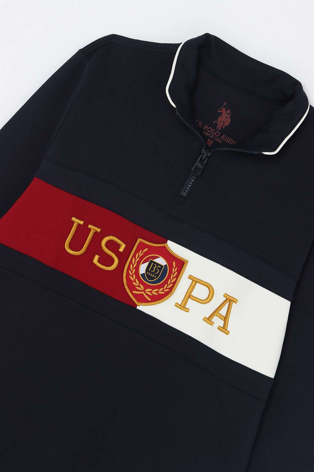 Color-Block-Cotton-High-neck-Boy-s-Sweatshirt