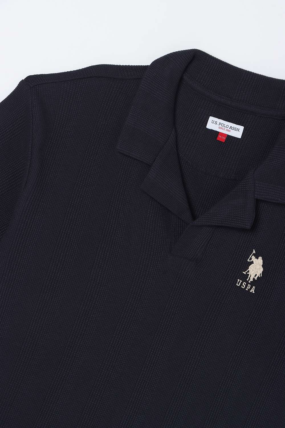 Knitted-Cotton-Collared-Boy-s-Shirt