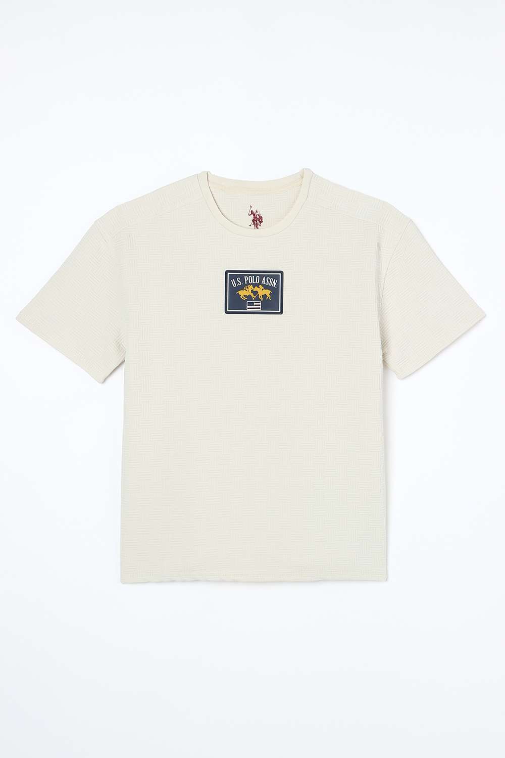 Knitted-Polyester-Round-Neck-Boy-s-T-Shirt