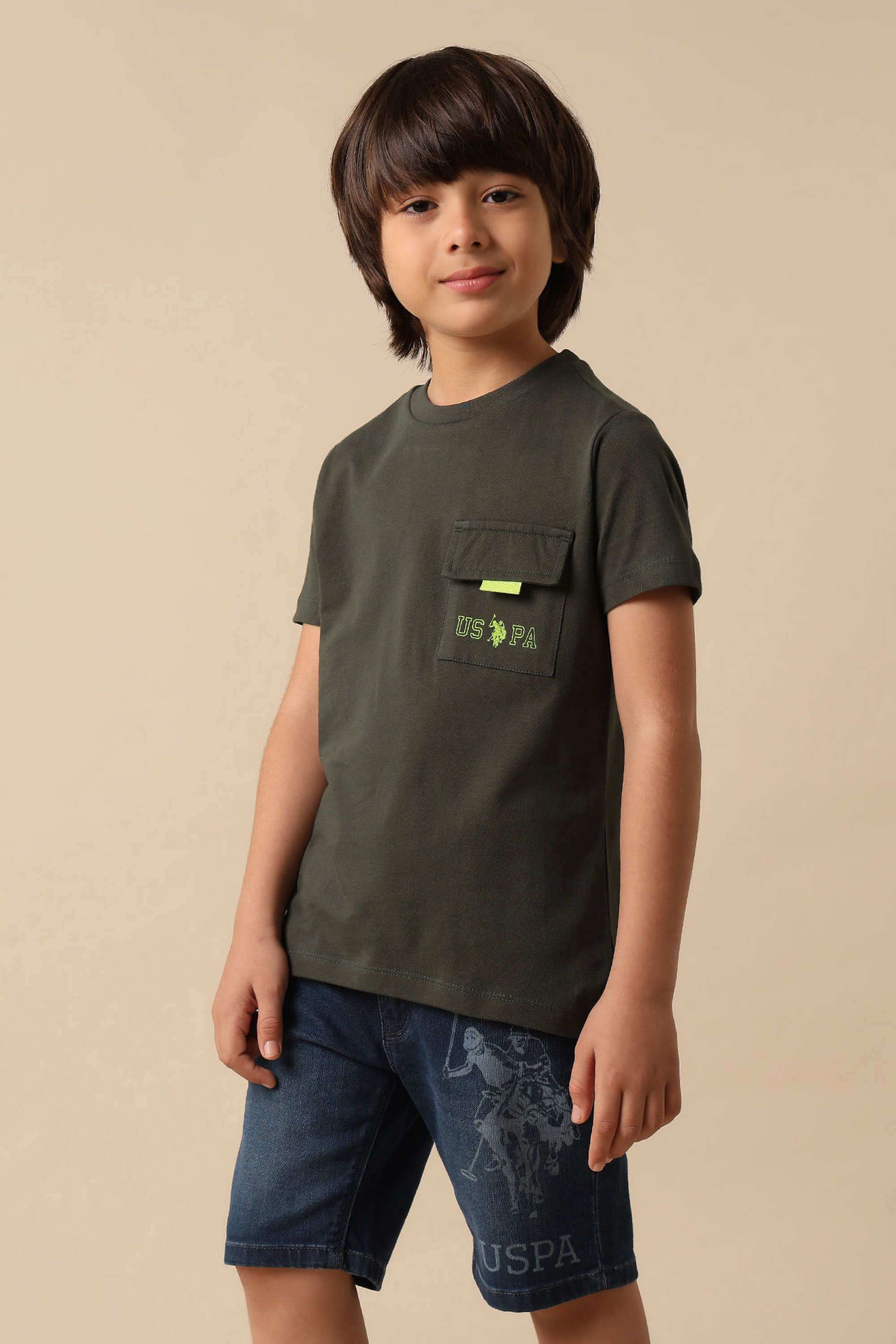 Solid-Cotton-Round-Neck-Boy-s-T-Shirt