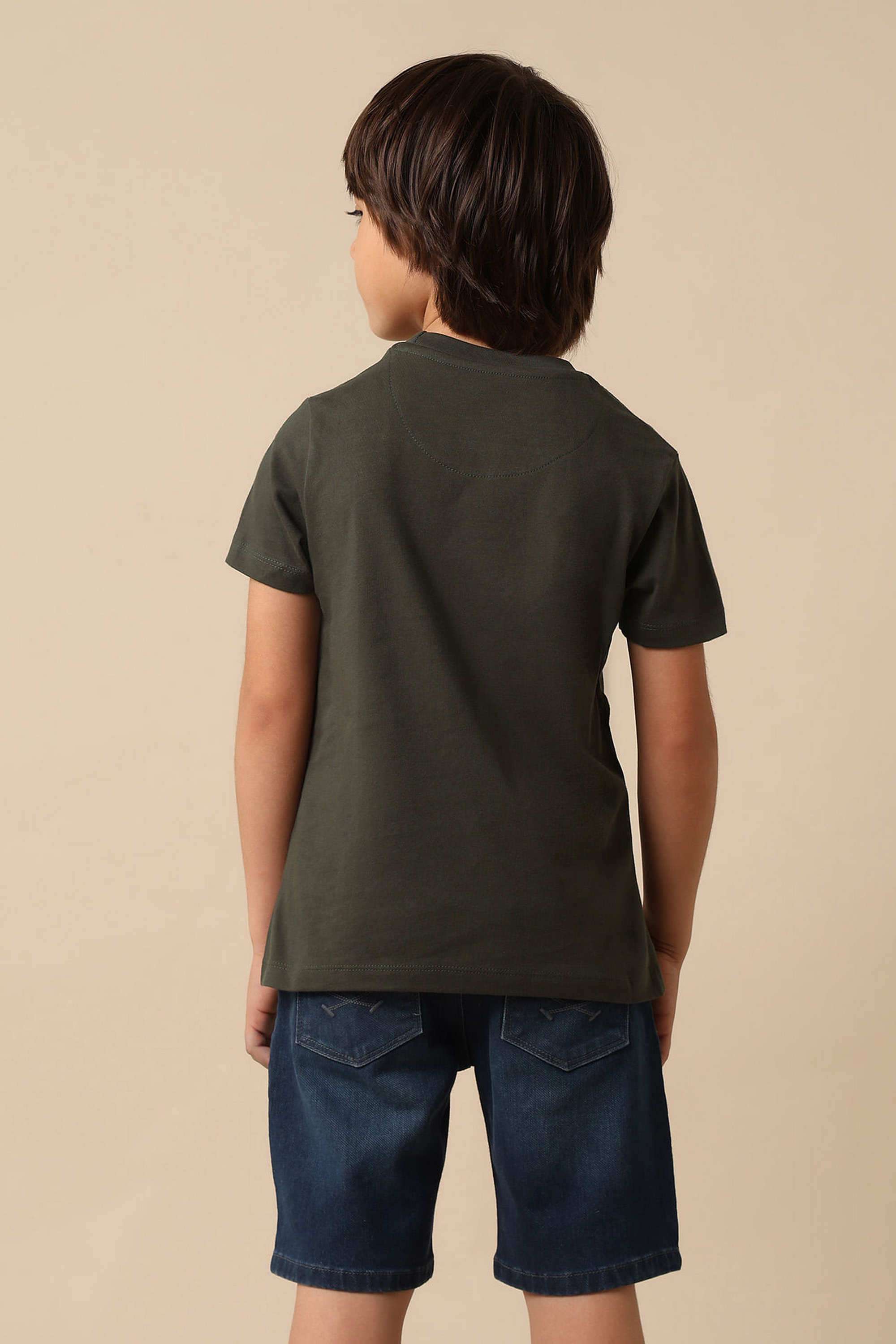 Solid-Cotton-Round-Neck-Boy-s-T-Shirt