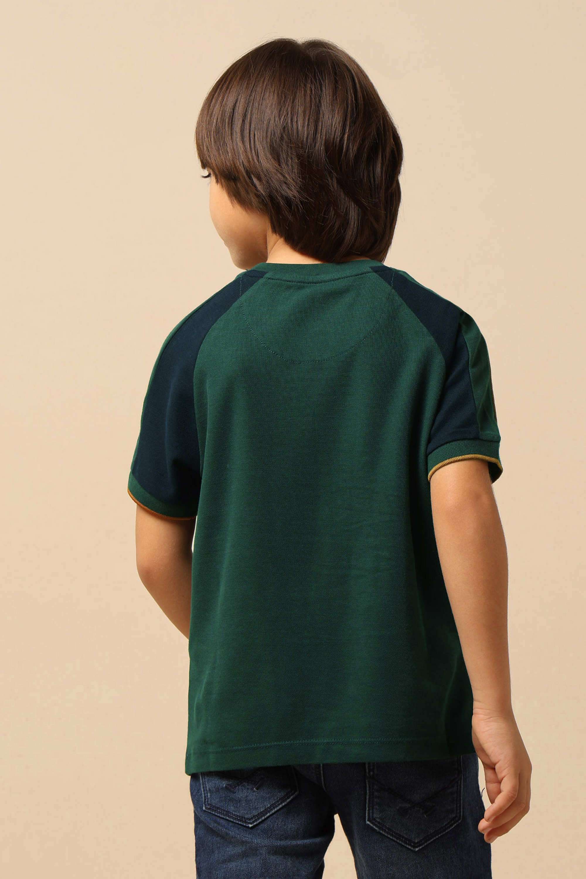 Color-Block-Cotton-Round-Neck-Boys-T-Shirt