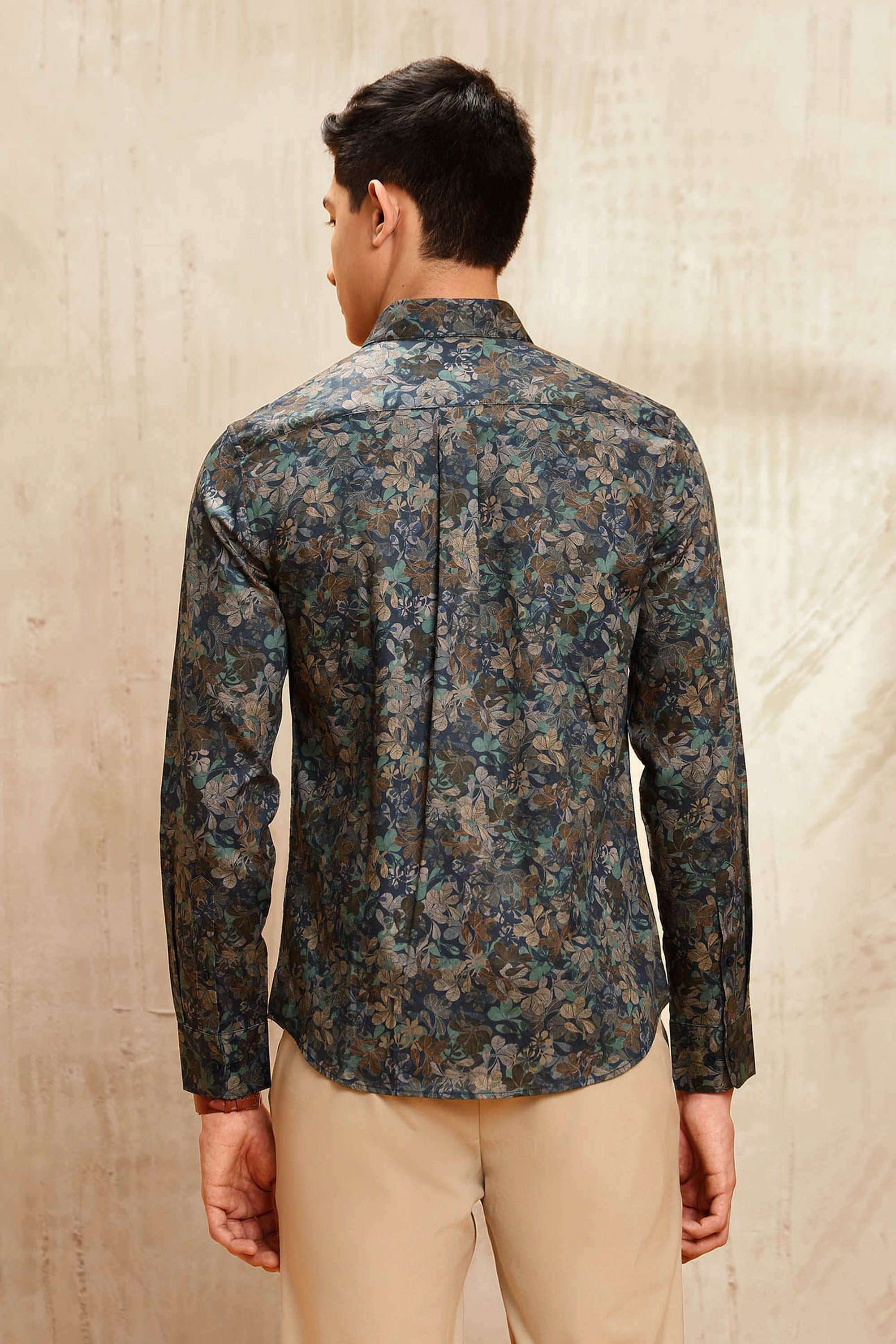 Printed-Cotton-Men-Casual-Wear-Regular-Fit-Shirt