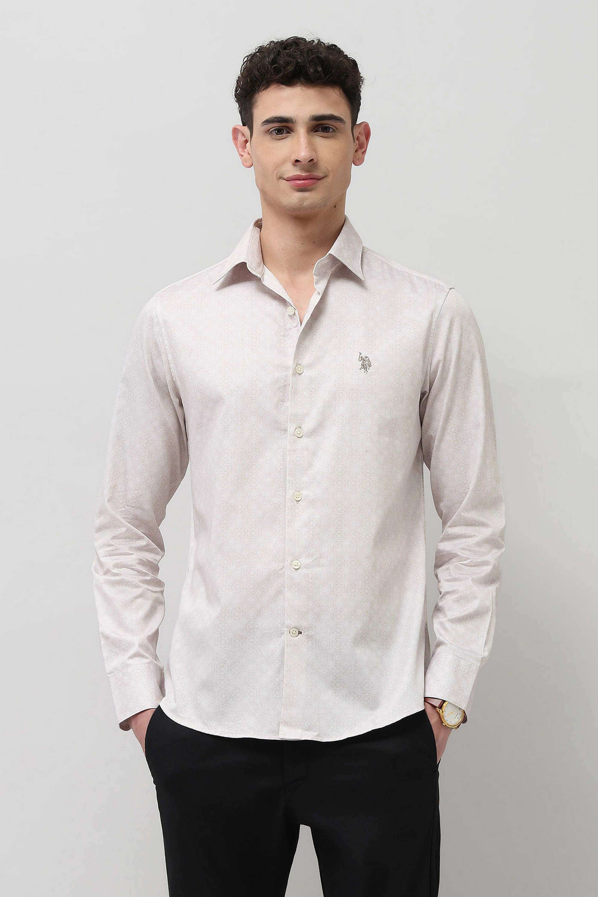 Textured-Cotton-Regular-Fit-Men-s-Casual-Shirt